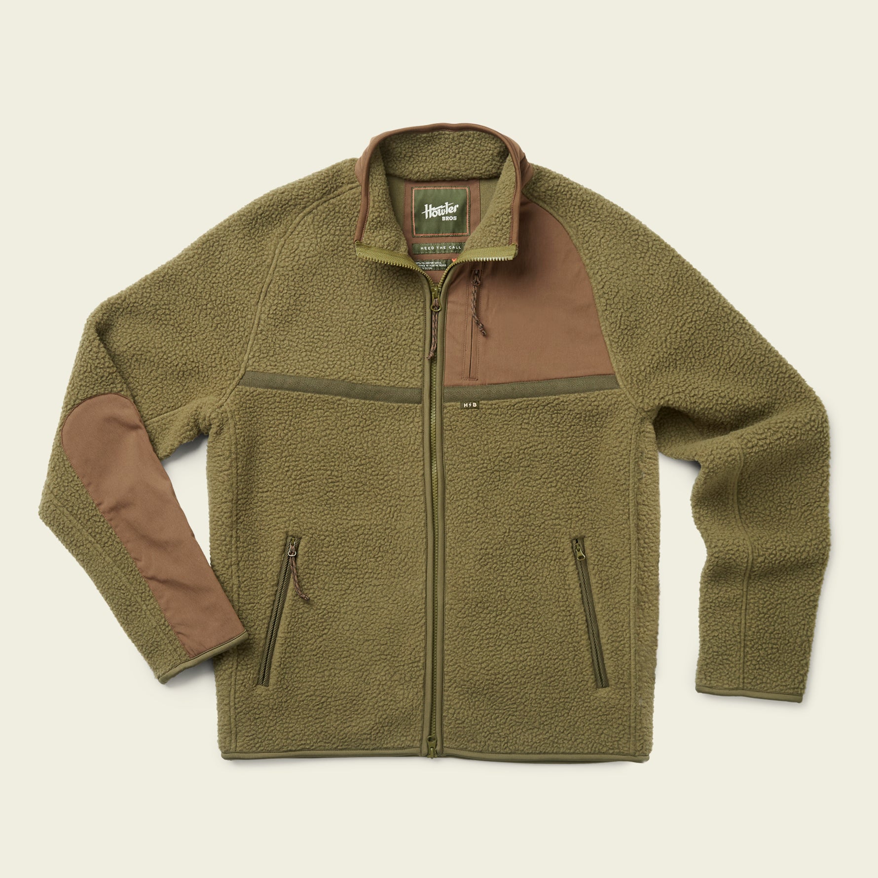 Crozet Fleece Jacket - Olivetree – HOWLER BROTHERS