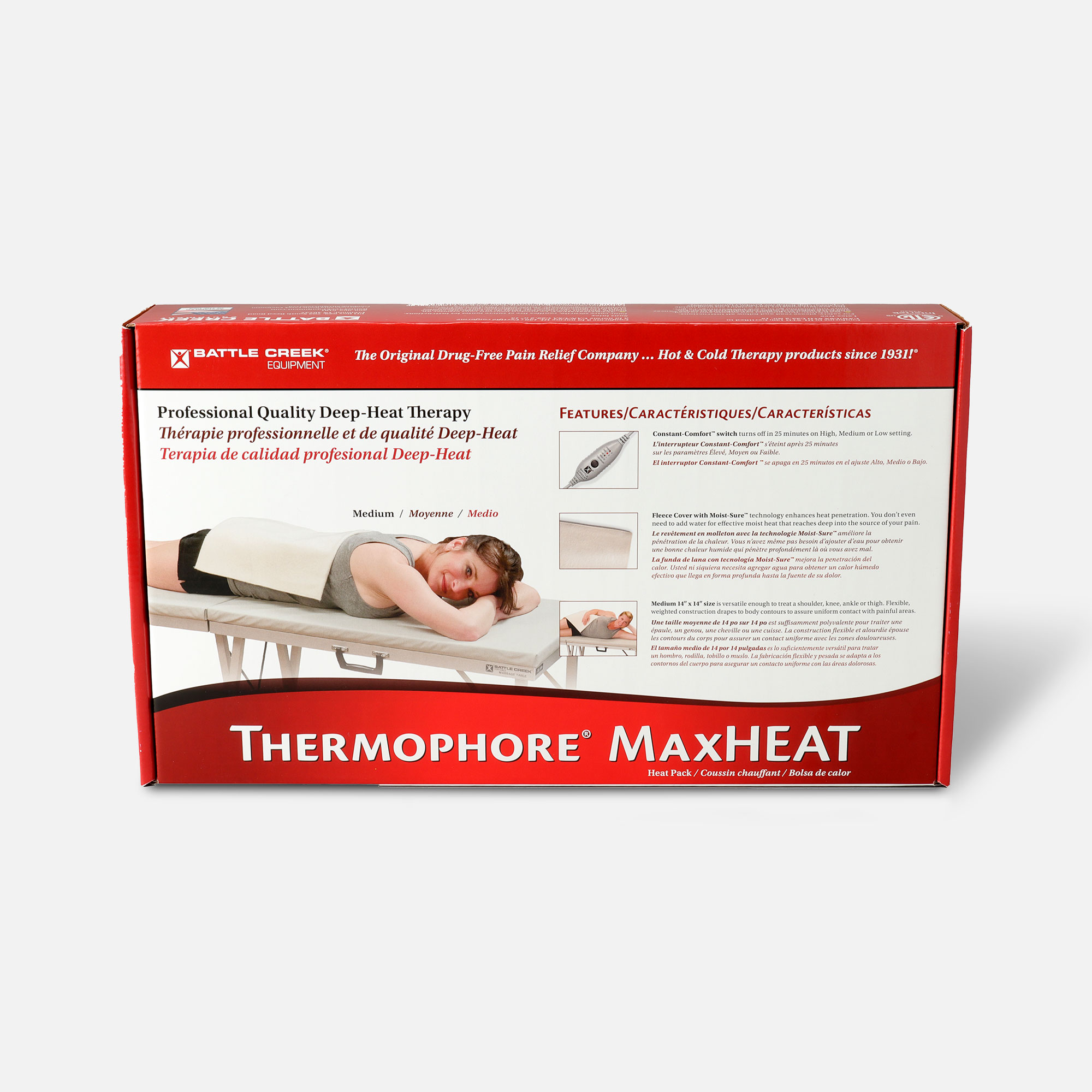 HSA Eligible Battle Creek Thermophore® MaxHEAT Moist Heat Therapy