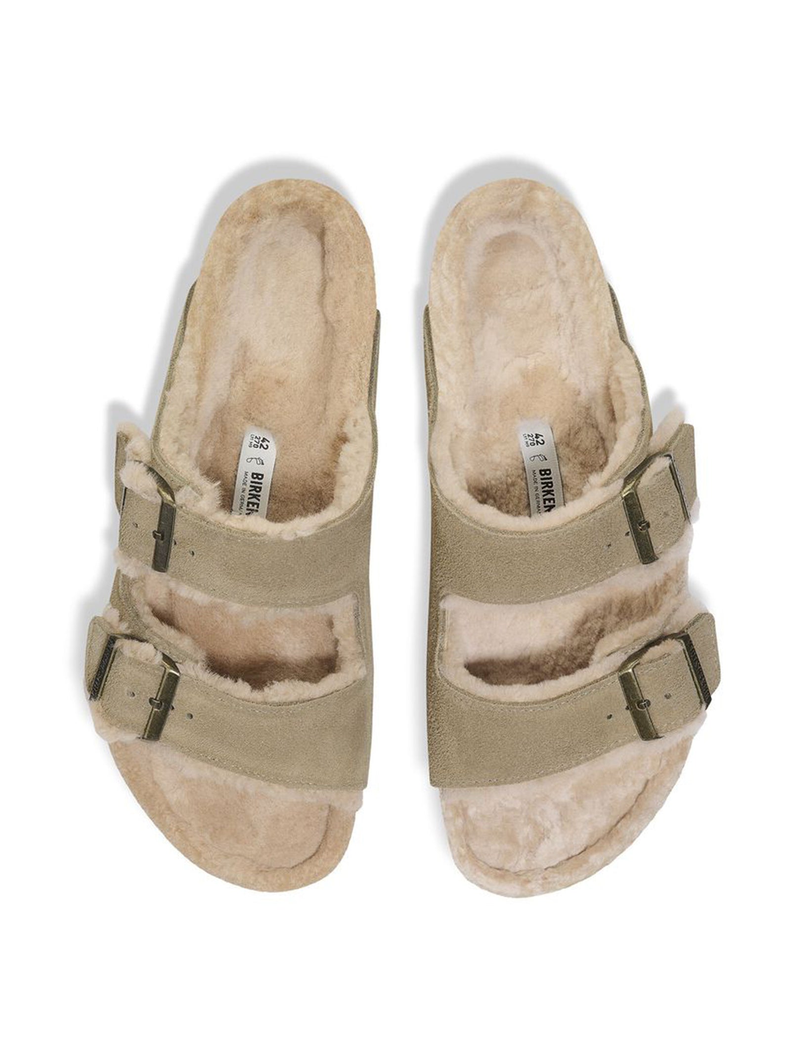 BIRKENSTOCK | アリゾナシアリングスエードファーサンダル Arizona