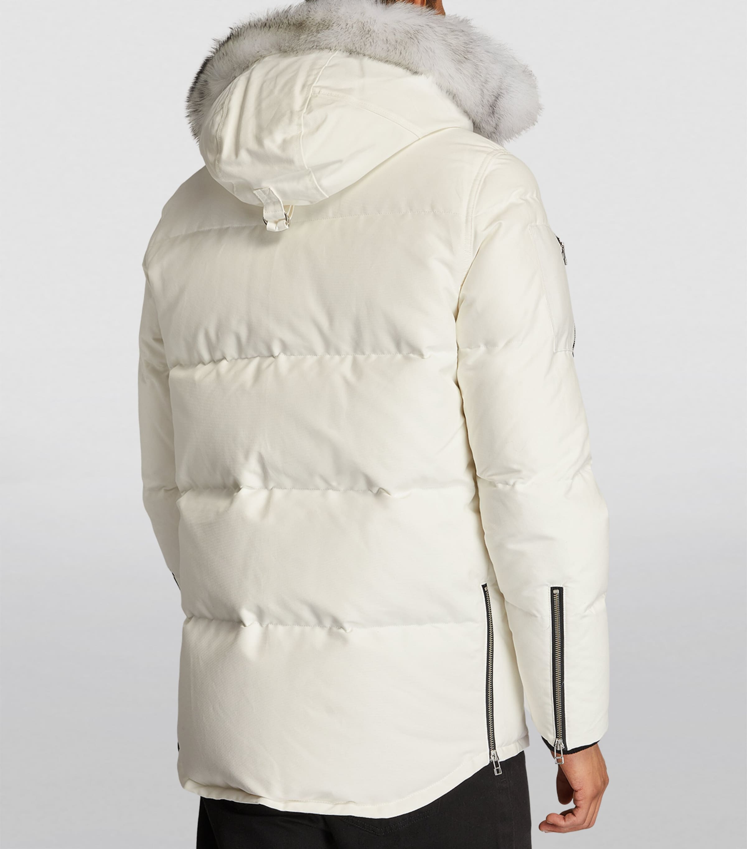 Moose Knuckles White Down-Filled Puffer Jacket | Harrods US