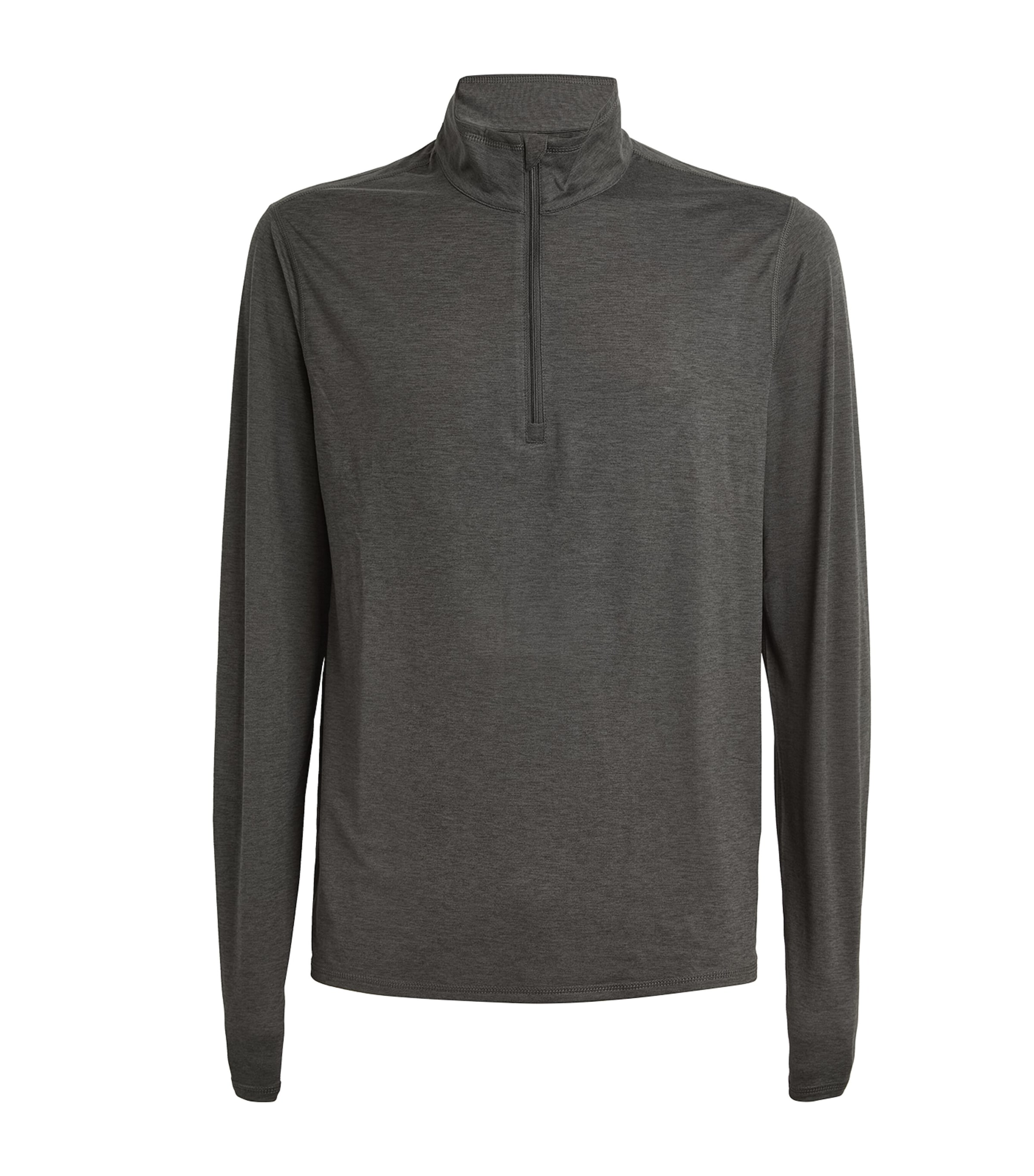 VUORI Grey Ease Performance 2.0 Half-Zip Sweatshirt | Harrods US