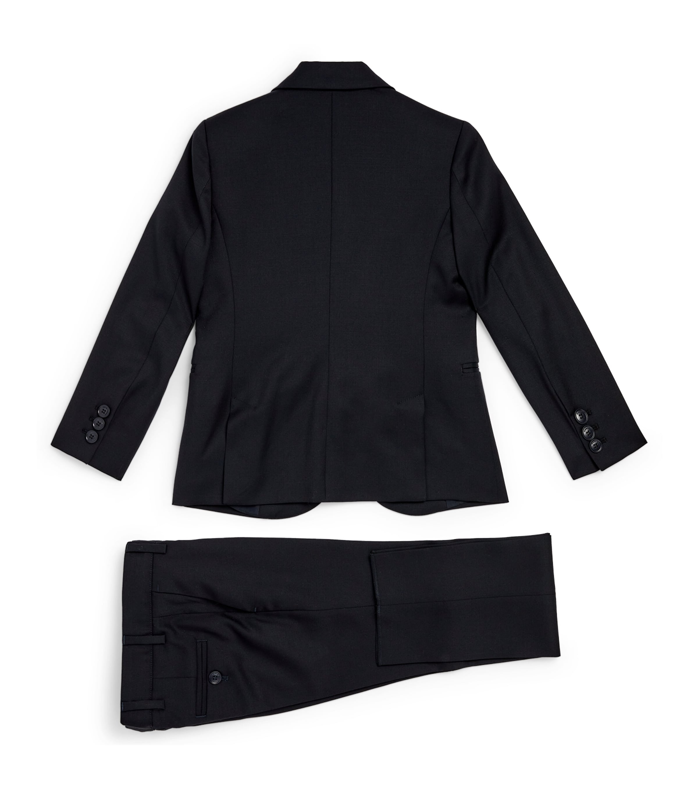 Emporio Armani Kids Blue Single-Breasted Traditional Suit (5-16
