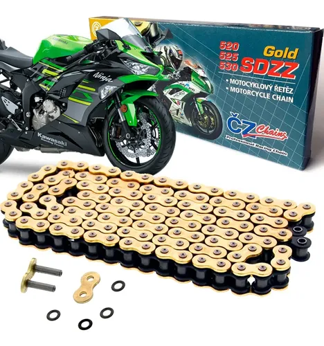 Corrente Cz Chains Sdzz 520 X 120 Kawasaki Zx6r Zx-6r Todas