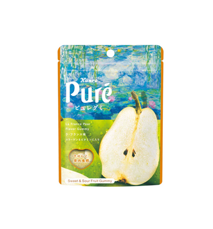 Kanro Pure Gummy La France Pear (56G) [Best Before Date: 2026.05