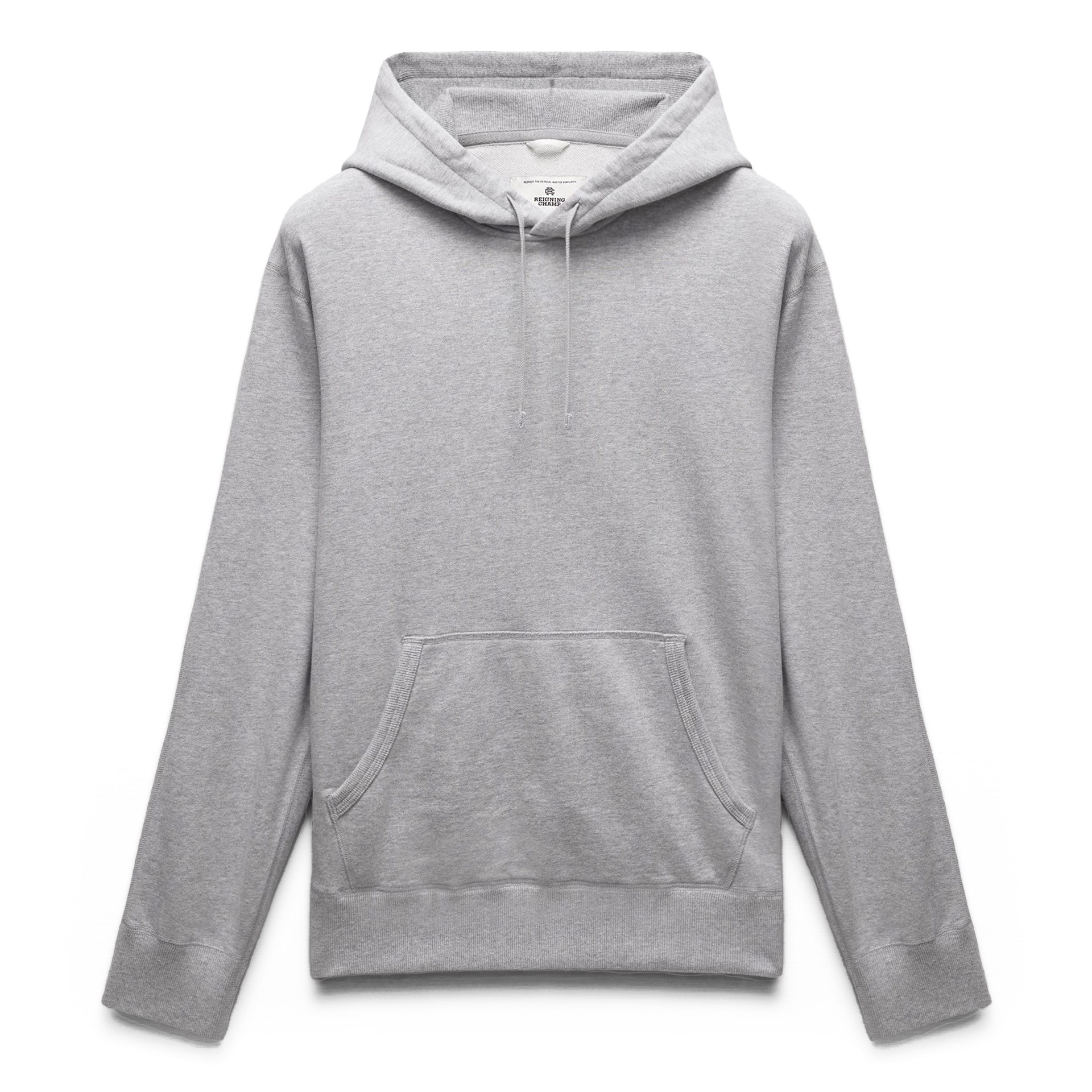 Reigning Champ Midweight Terry Standard Hoodie - Heather Grey