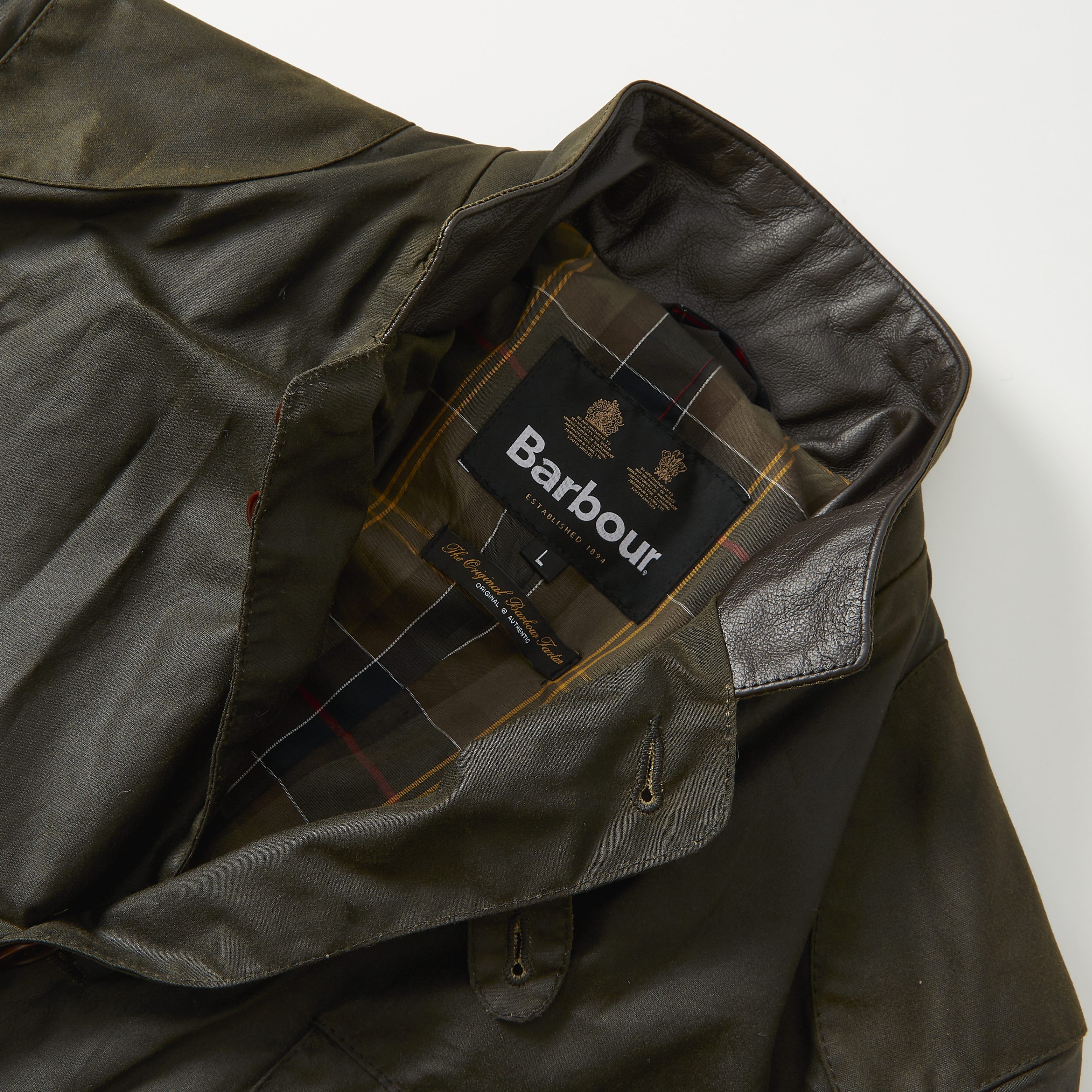Barbour Beacon Waxed Blazer Jacket - Olive | Waxed Jackets | Huckberry