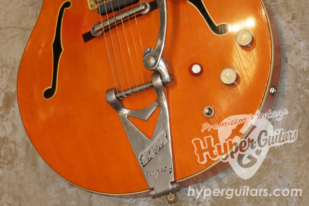 Gretsch '64 #6120 Nashville Double Cutaway - オレンジ - ハイパー