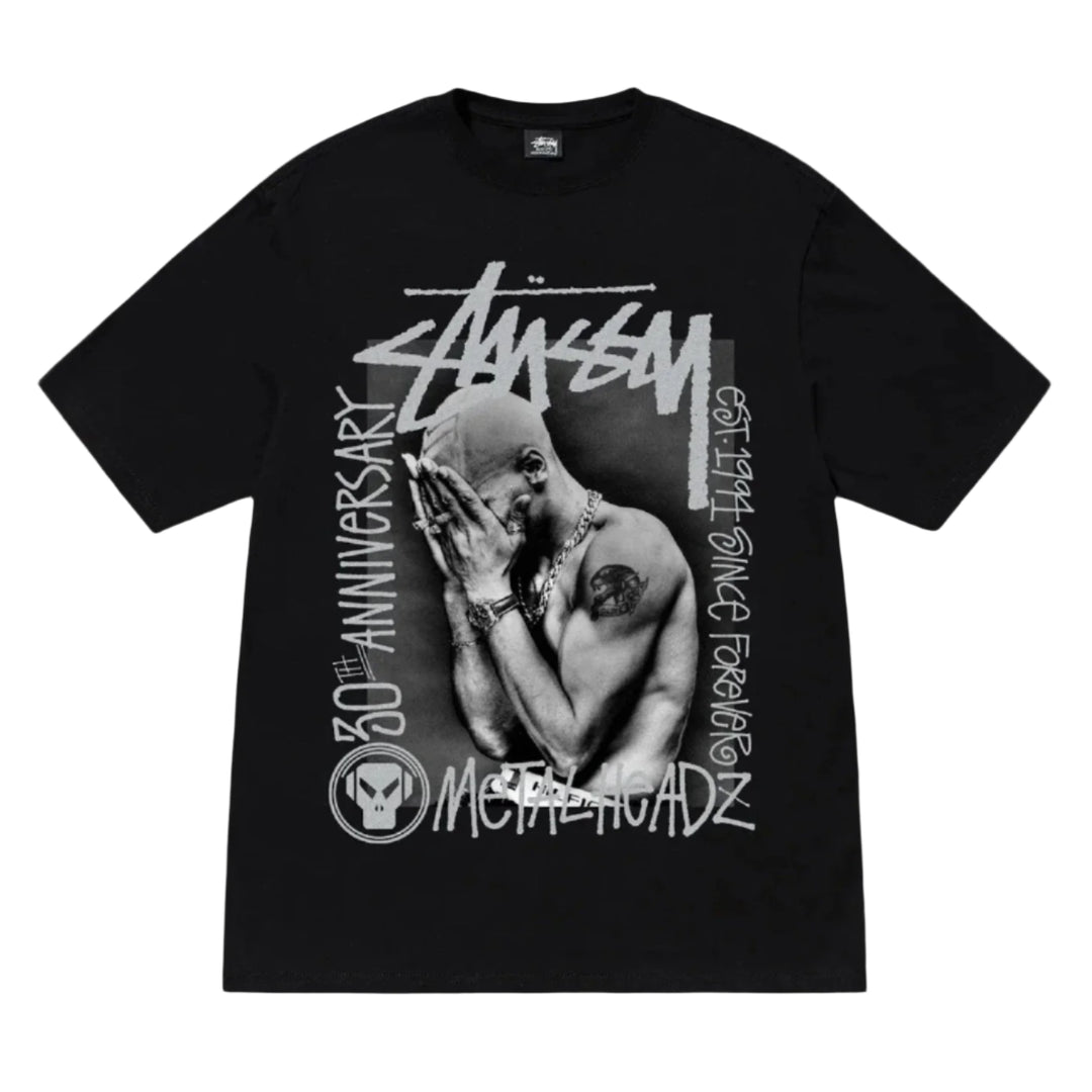 Stussy MetalHeadz 30th Anniversary Tee Black – Hype Vault