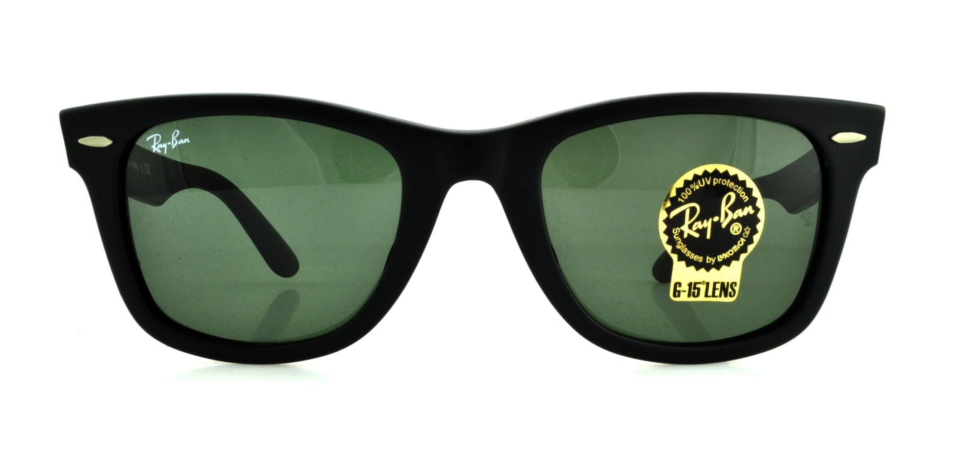 Ray-Ban Men's Original Wayfarer RB2140F-901-52 Black Sunglasses