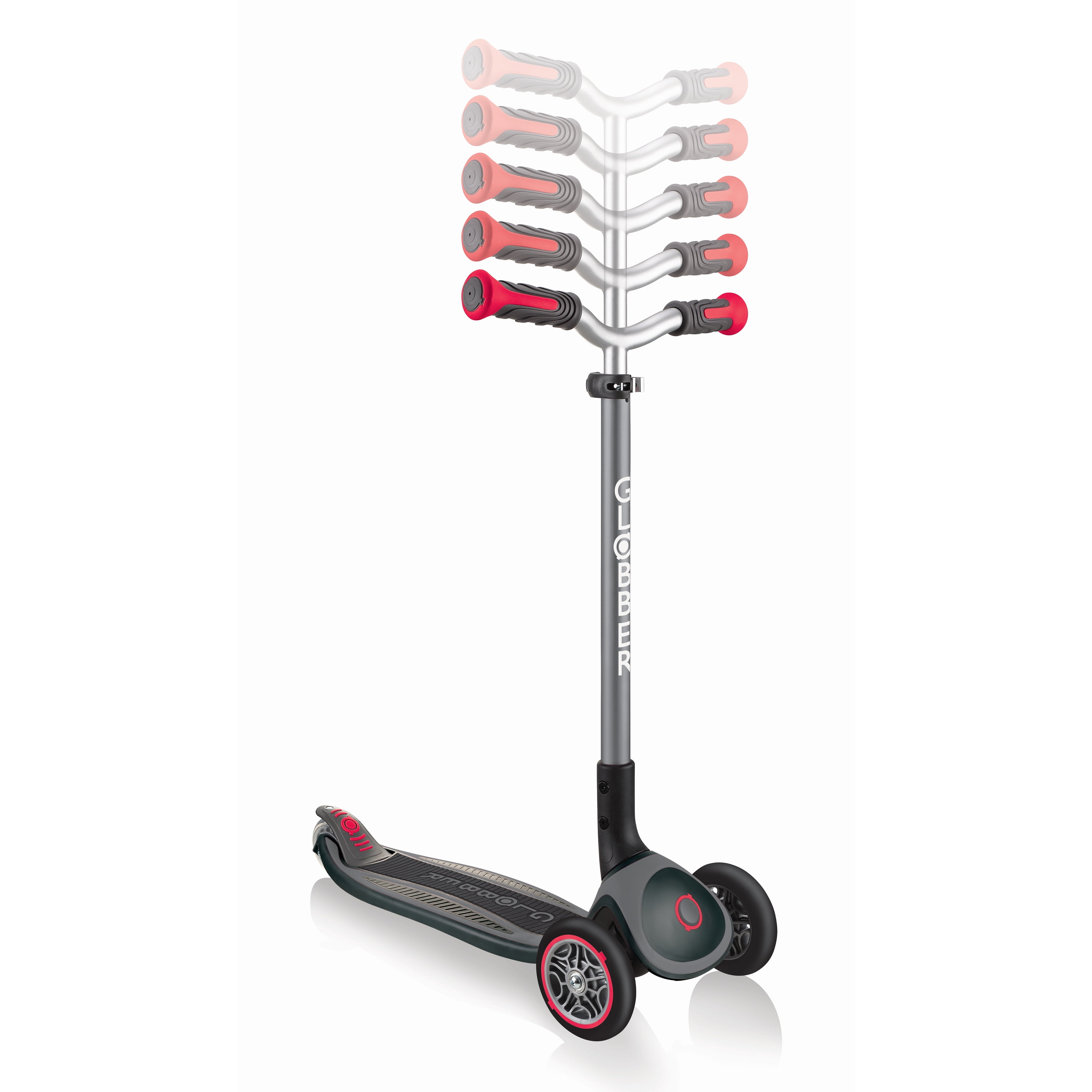 Globber Master Scooter - Extra-Wide Deck, Anti-Slip, Adjustable T