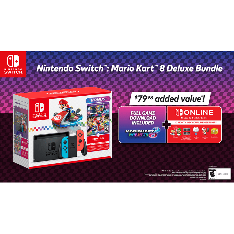 2024 New Nintendo Switch – Mario Kart 8 Deluxe Bundle - Walmart.com