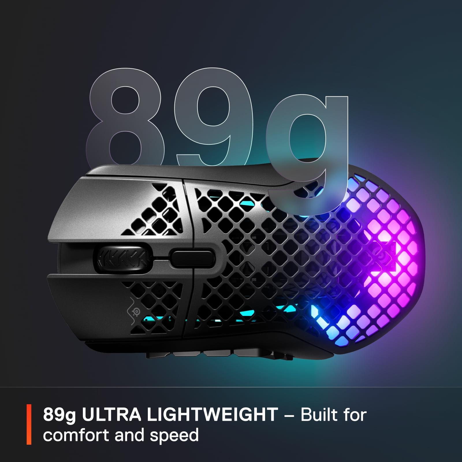 SteelSeries Aerox 9 Wireless Ultra Lightweight Gaming Mouse, Water