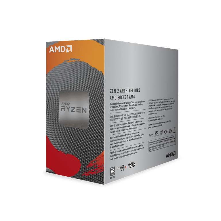 AMD Ryzen 5 3600 CPU, 6-Core, 12-Thread, 4.2 GHz AM4 Processor