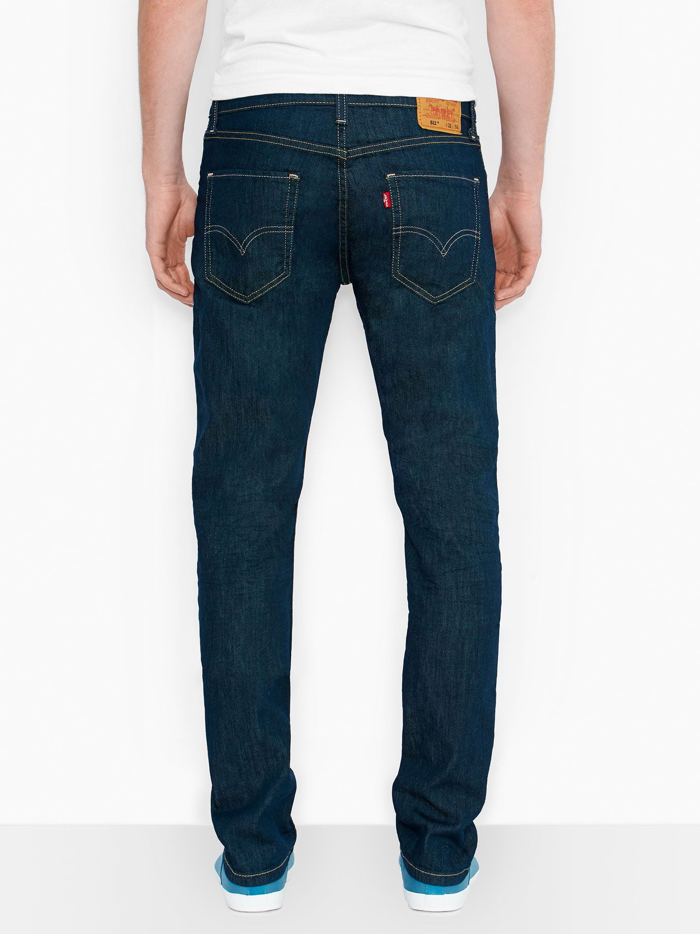 Levi's 511 Men's Slim Fit Stretch Jean - Rinsed Playa, Rinsed