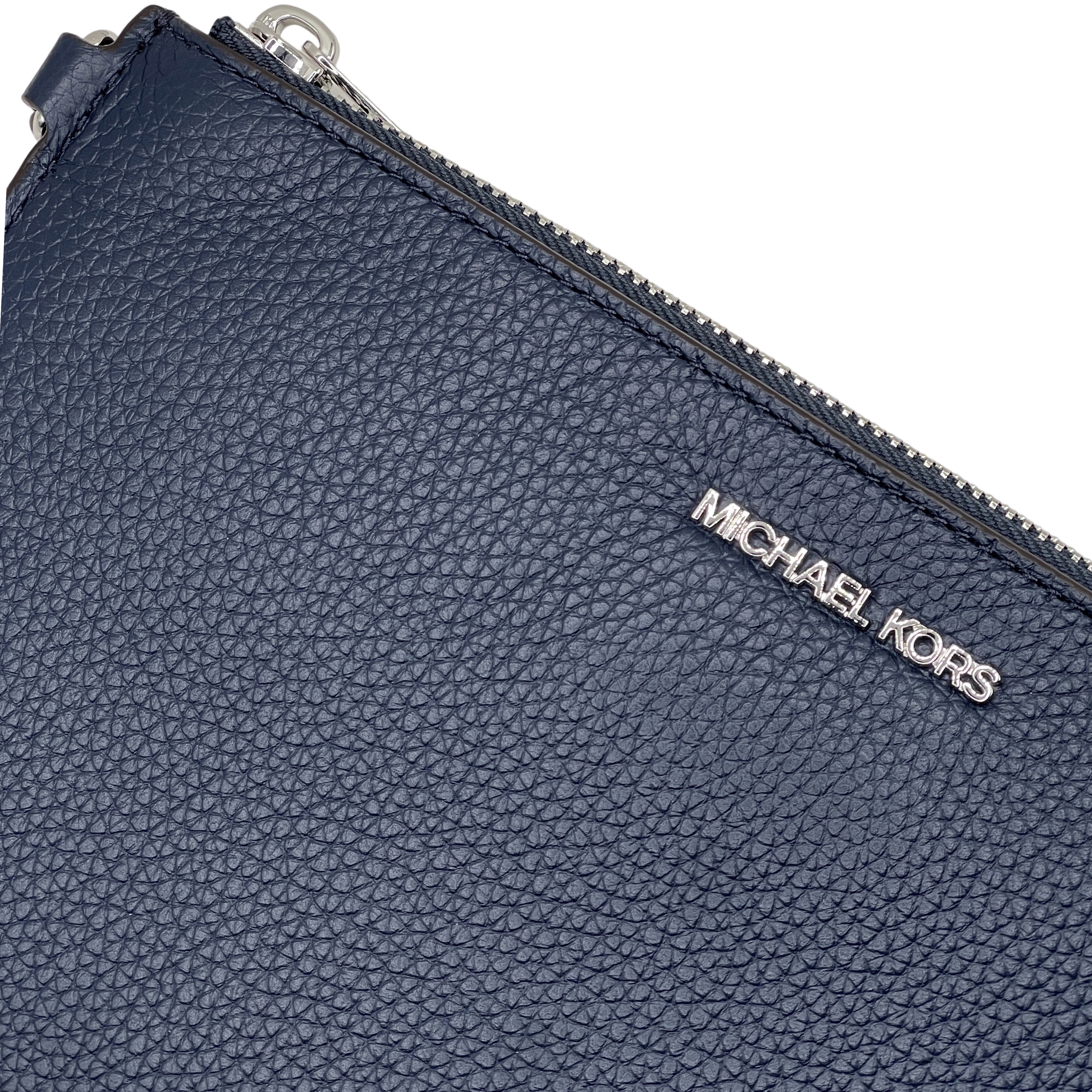 Michael Kors Women's Jet Set Travel Large Top Zip Pebbled Leather