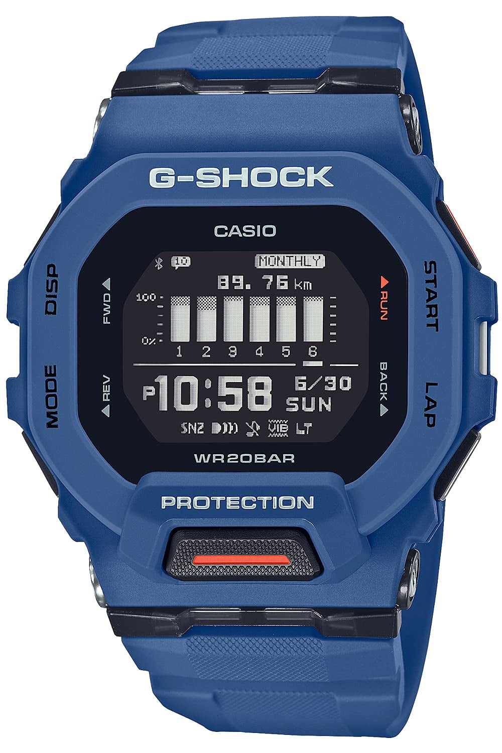 Casio G-Shock G-Squad Digital Smartphone Link Resin Strap Quartz