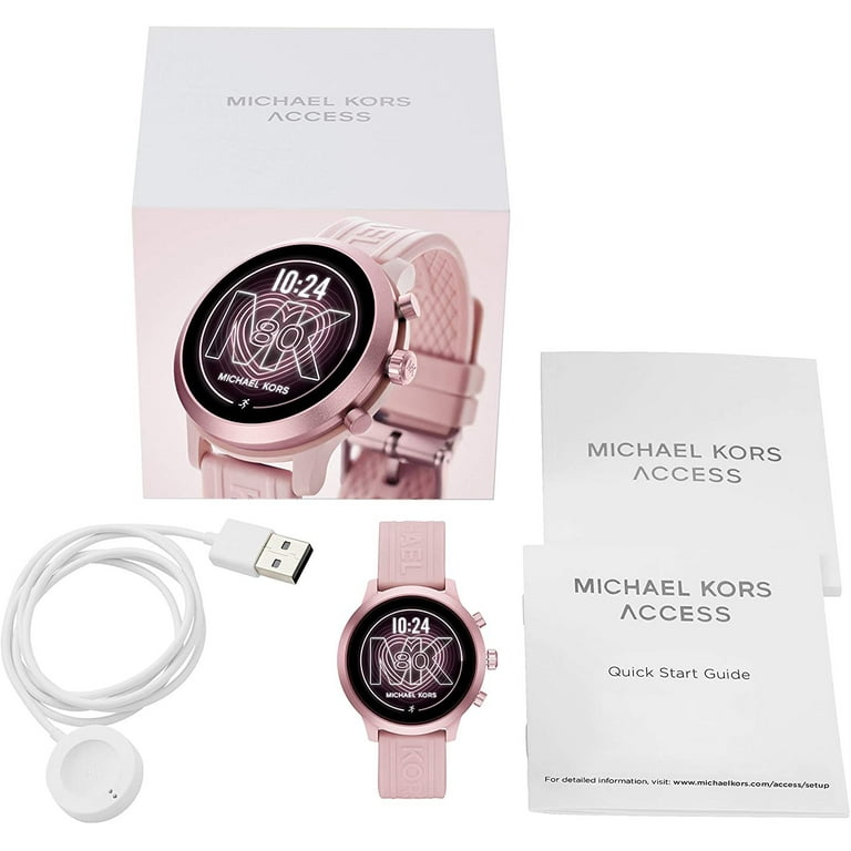 Michael Kors Access MKGO Gen 4 Smartwatch, 43mm Aluminum, Pink