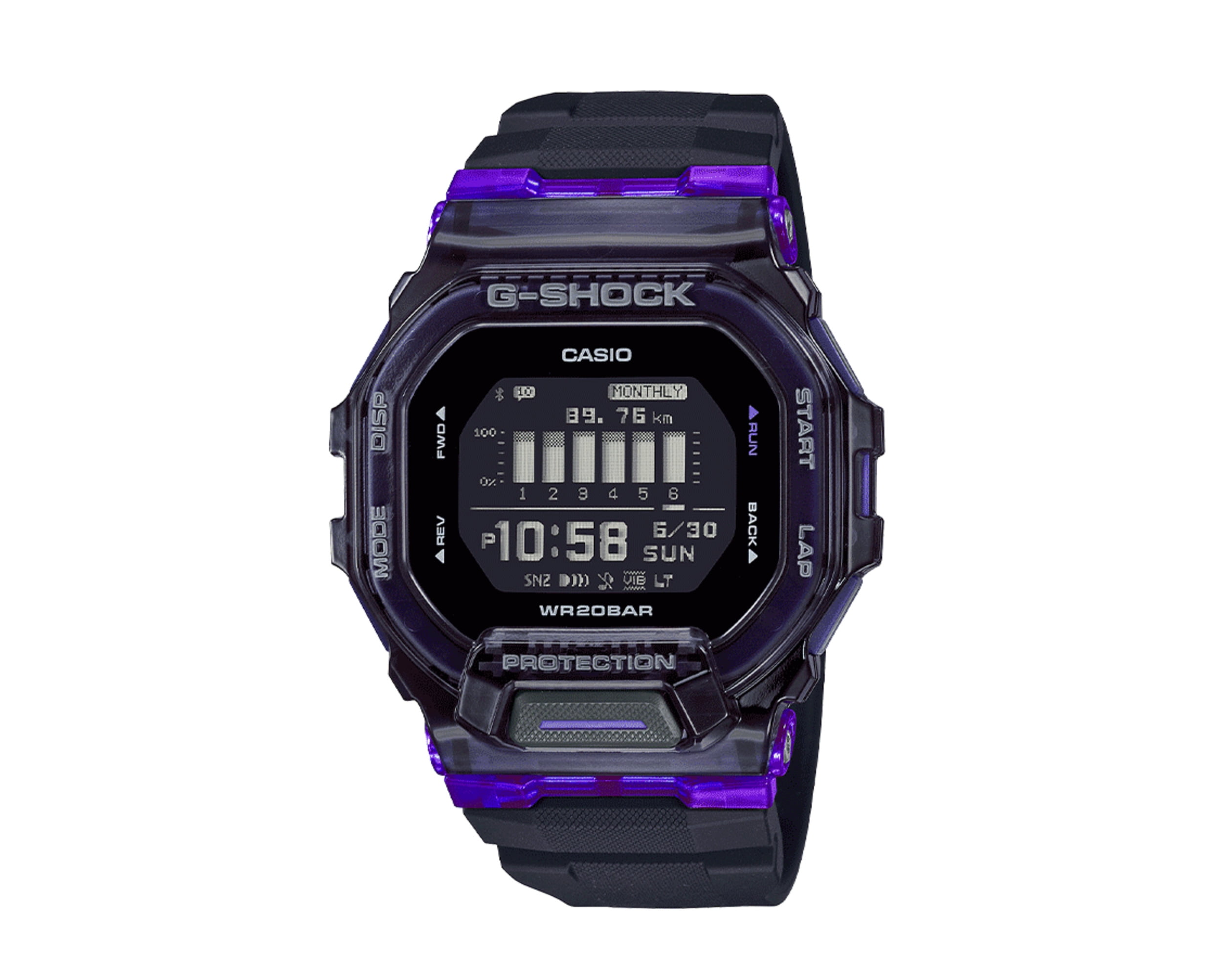 Casio G-Shock GBA-900-1A6JF Men's Watch with Bluetooth, Black, 20