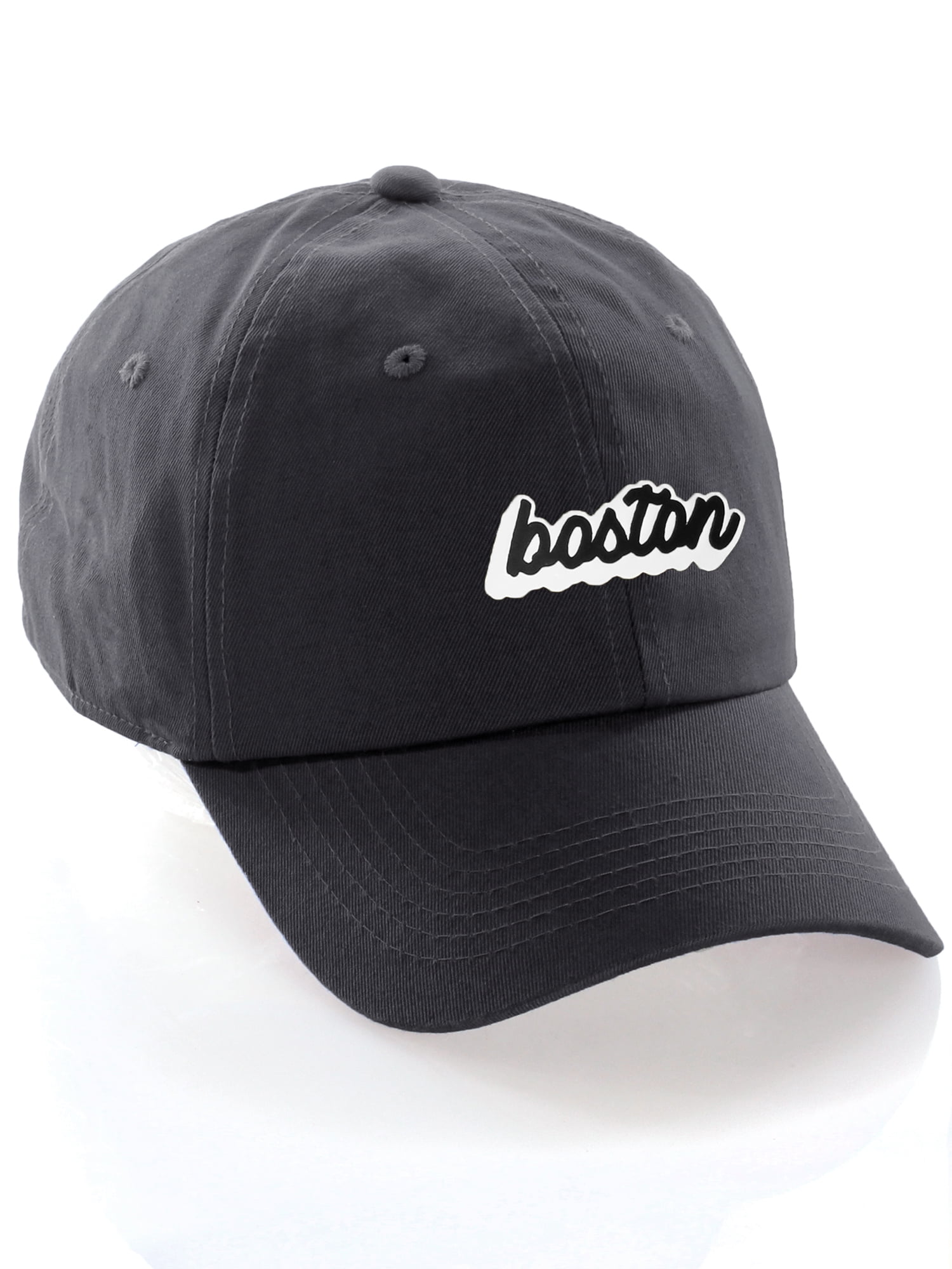 Custom Hat A to Z Initial Letters Classic Baseball Cap, Charcoal