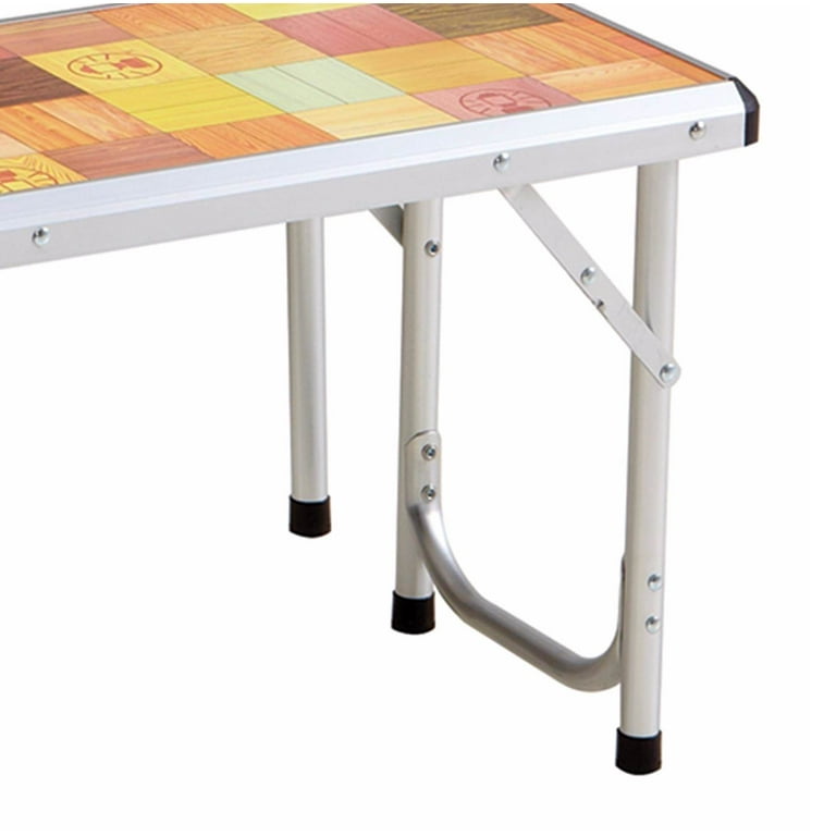 Coleman Pack-Away Portable Camping 4 Person Mosaic Picnic Table