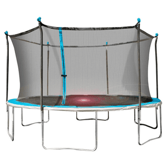 JumpKing 14ft Trampoline with Safety Enclosure, 200lb Weight Limit
