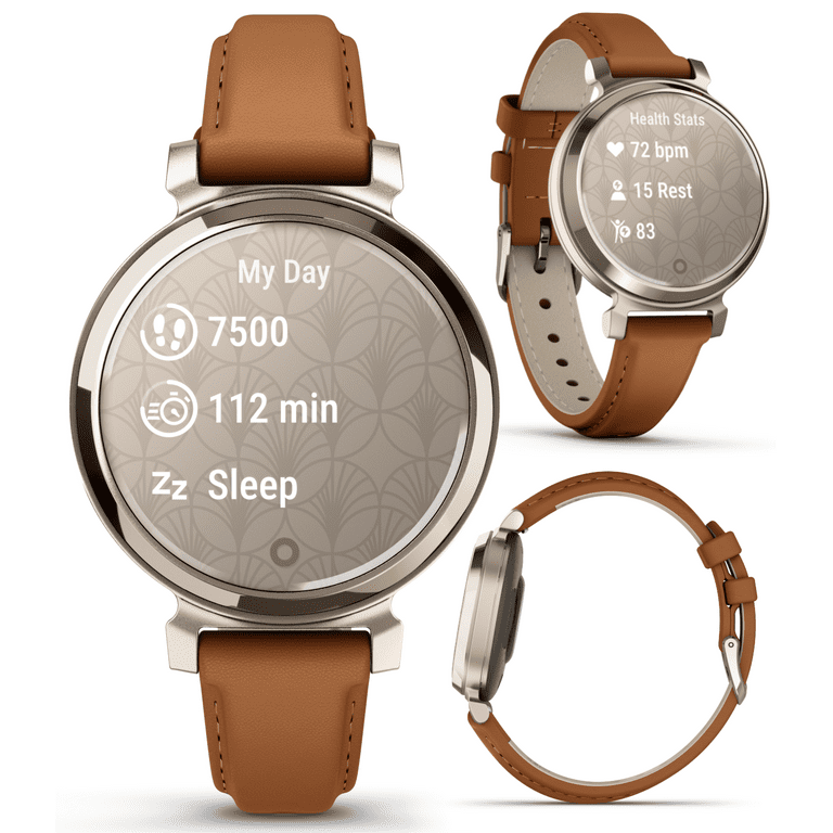 Garmin Lily 2 Classic Smartwatch - Cream Gold, Contactless