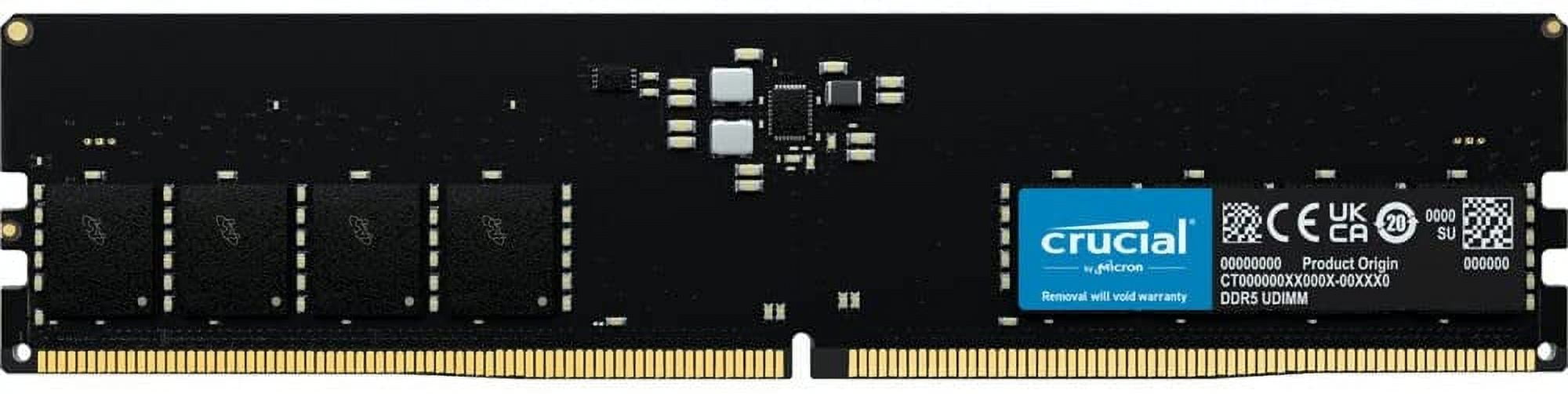 Crucial Pro 32GB DDR4 3200 PC4 25600 Gaming Computer RAM, 288-Pin