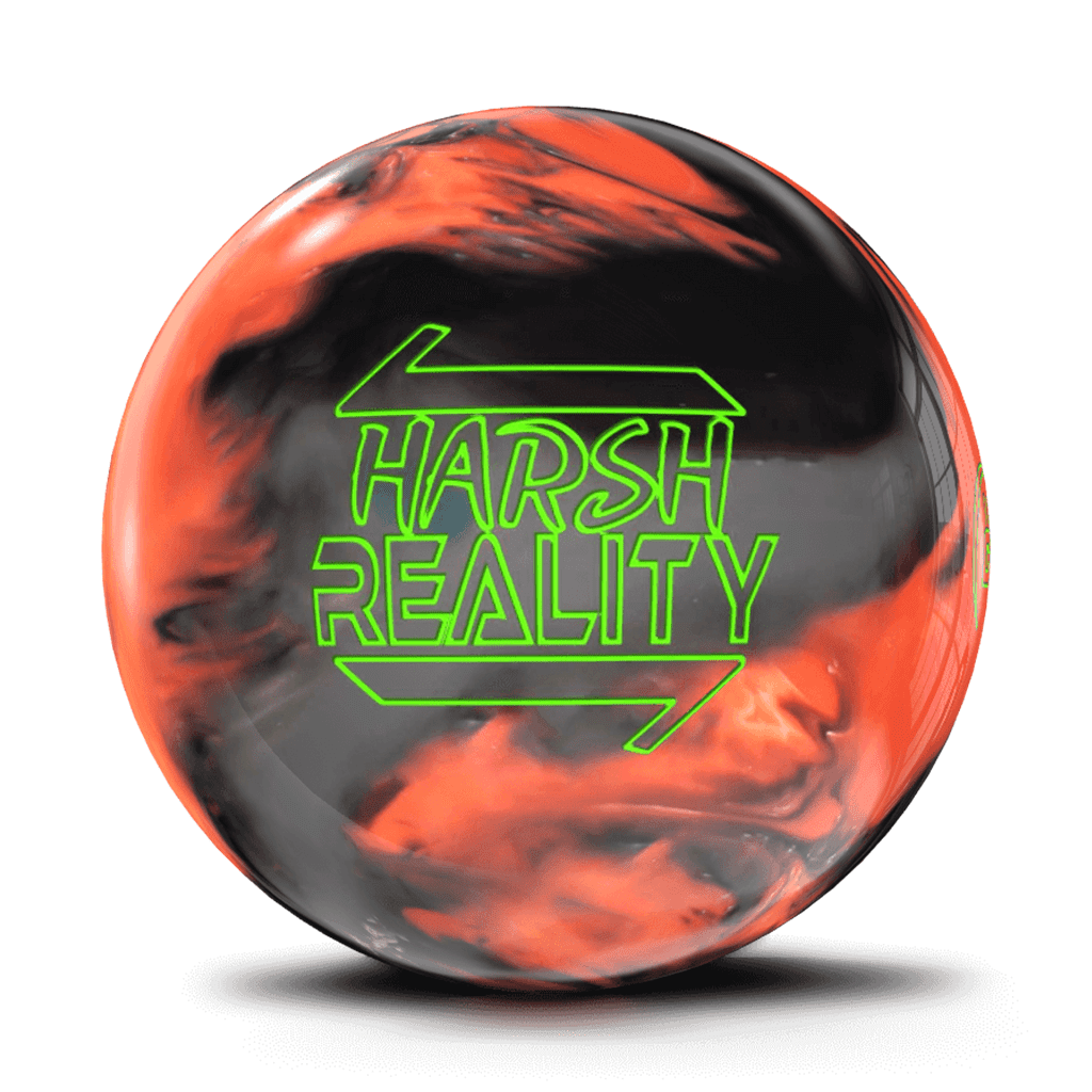 900 Global Harsh Reality Pearl Bowling Ball - Orange/Silver/Black