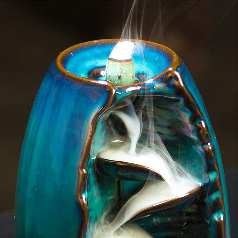 SuoKom Waterfall Incense Holder, Aromatherapy Diffuser with Aroma