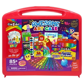 Cra-Z-Art Deluxe Art Caddy, 58 Piece Multifunctional Set, Child to