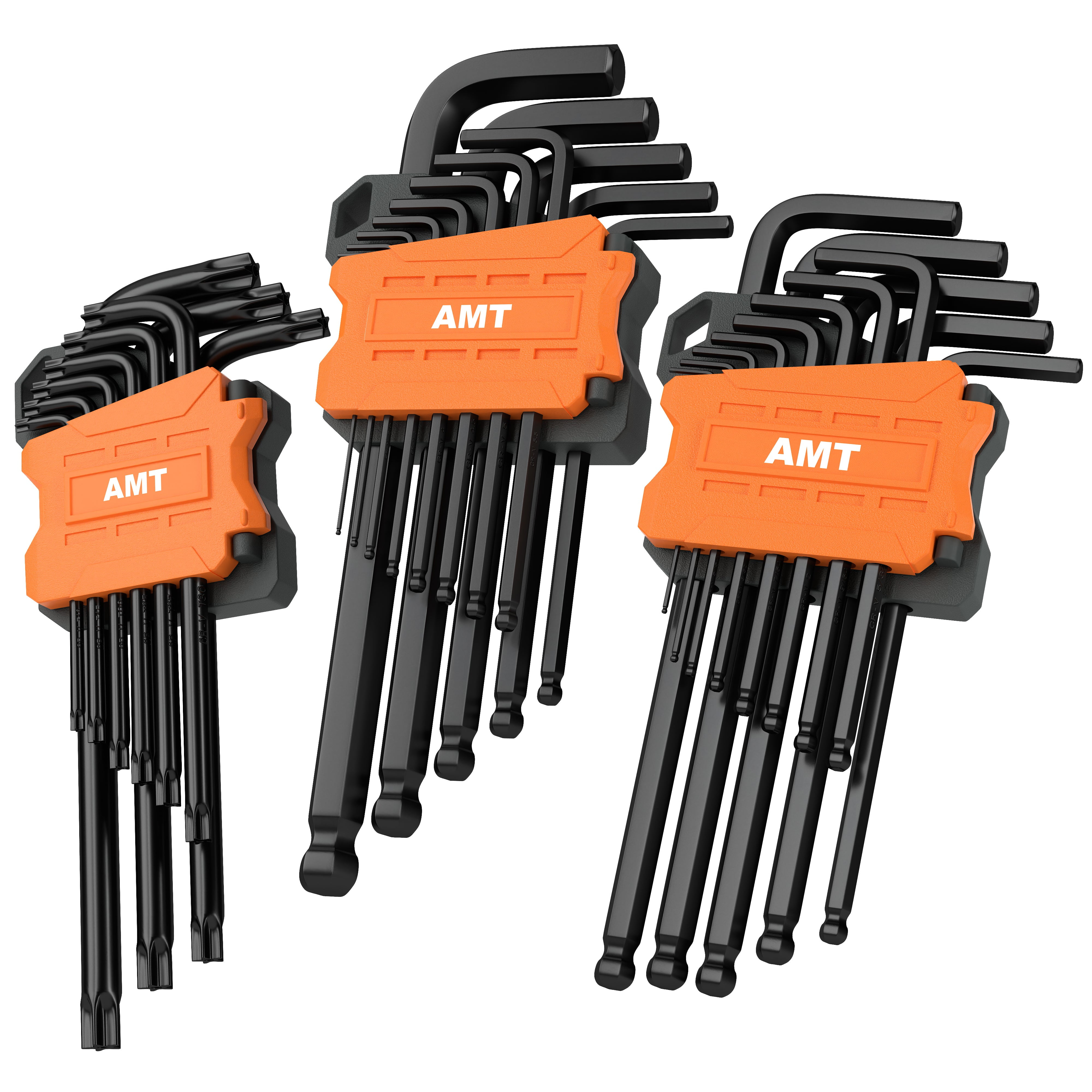 American Mutt Tools 35pc Hex & Star Key Set, Metric & SAE L-Key