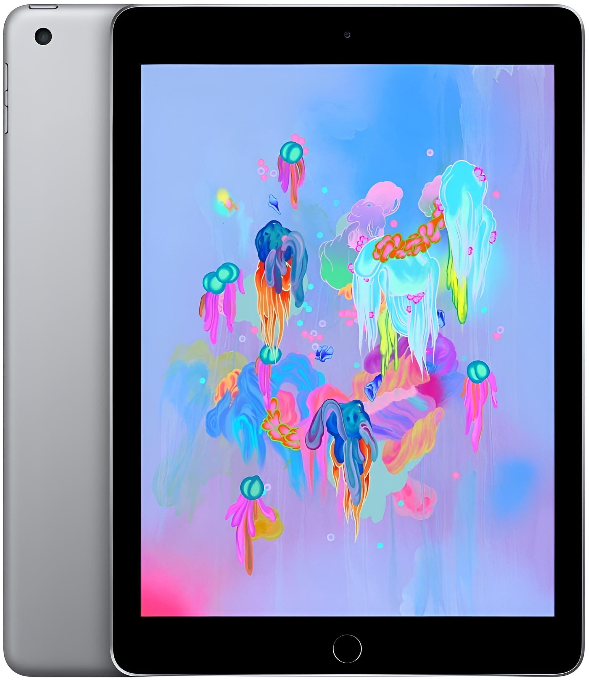 Apple iPad 6 Tablet - 32GB, WiFi Only, Space Gray, Scratch and