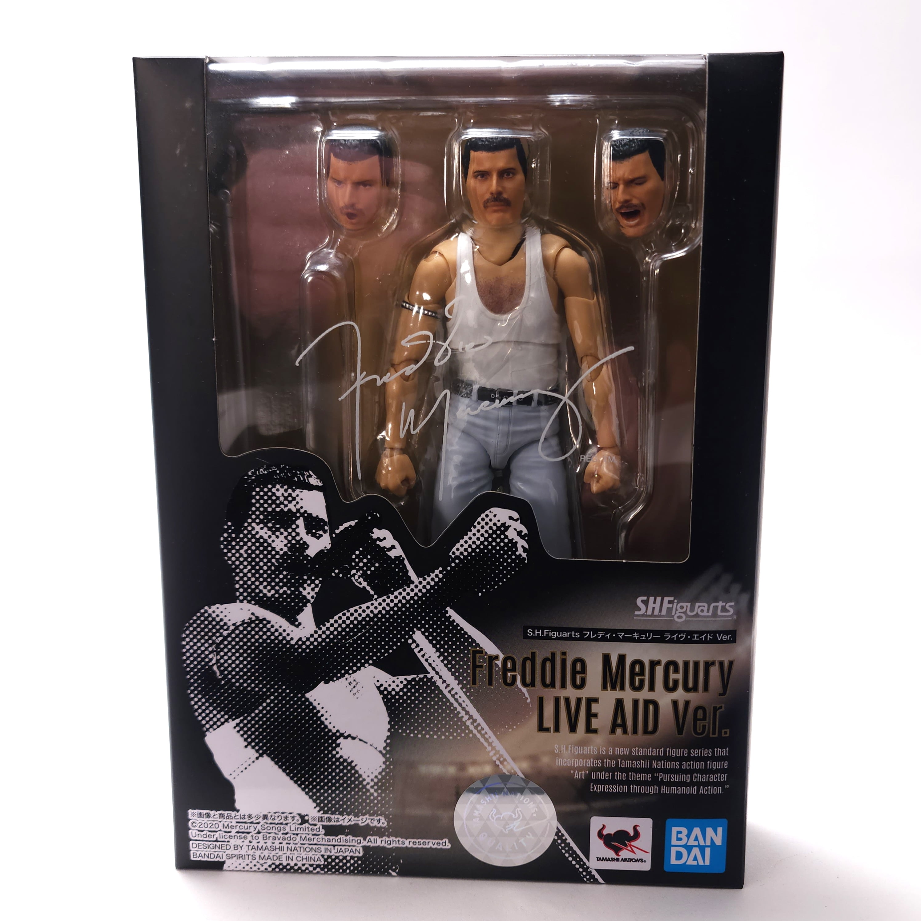Bandai S.H.Figuarts Freddie Mercury Live Aid Action Figure (5.9