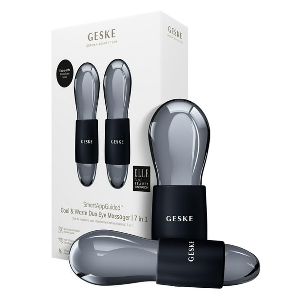 GESKE SmartAppGuided™ Cool & Warm Duo Eye Massager | 7 in 1 | Time
