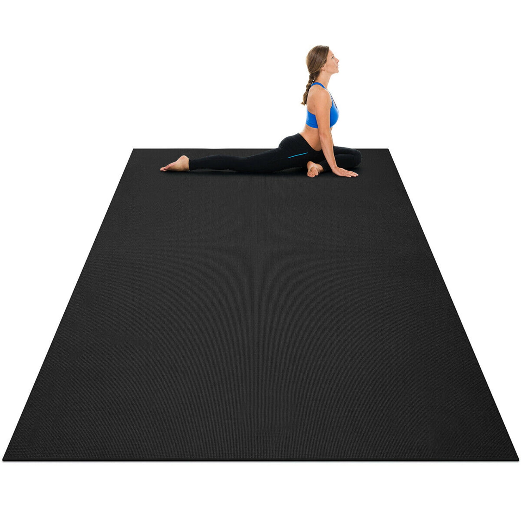 Gymax 6'x4'x8mm Large Yoga Mat - Non-Slip, Durable, Easy to Carry