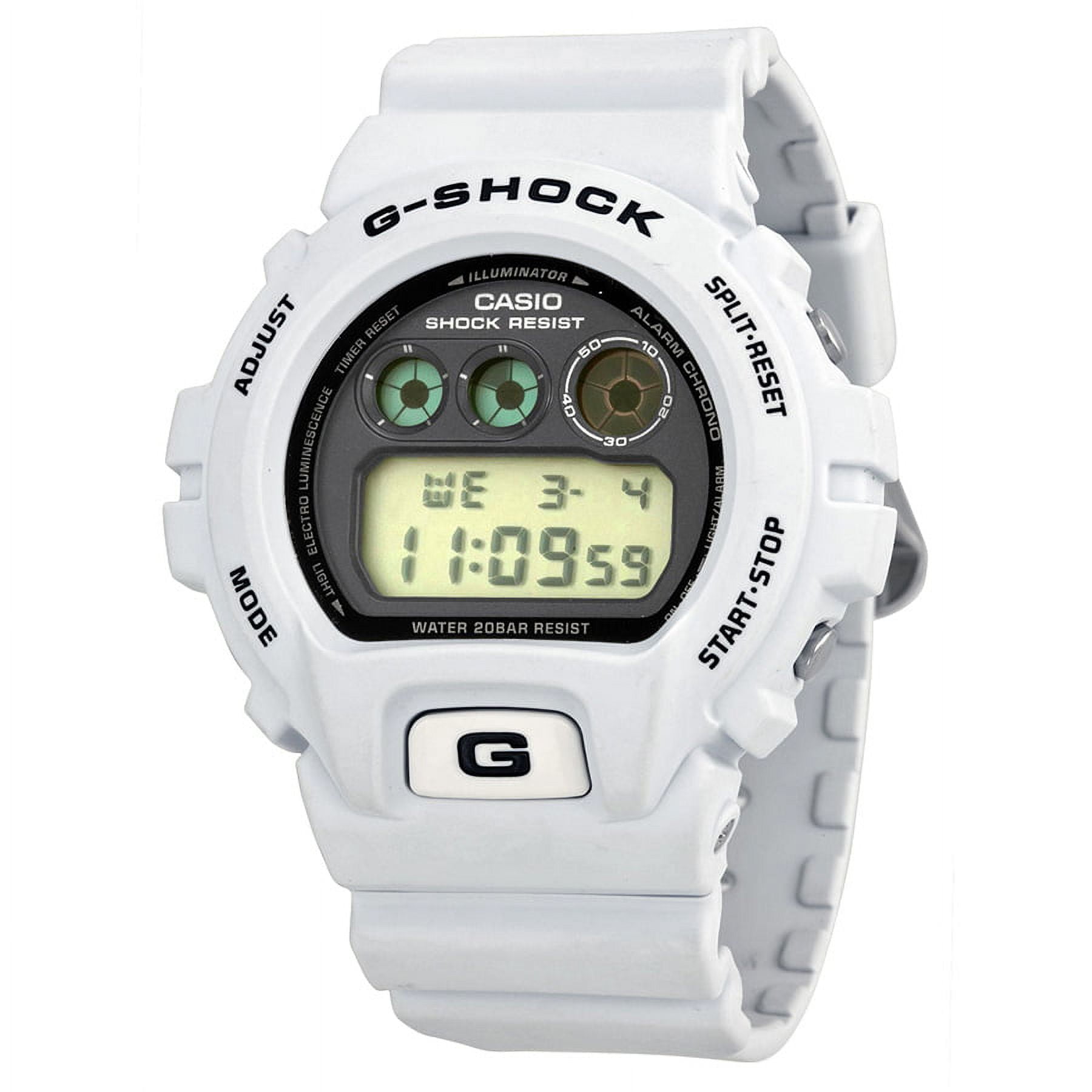 DW-6900FS-8CU Men's White G-Shock Multi-Function Digital Sports