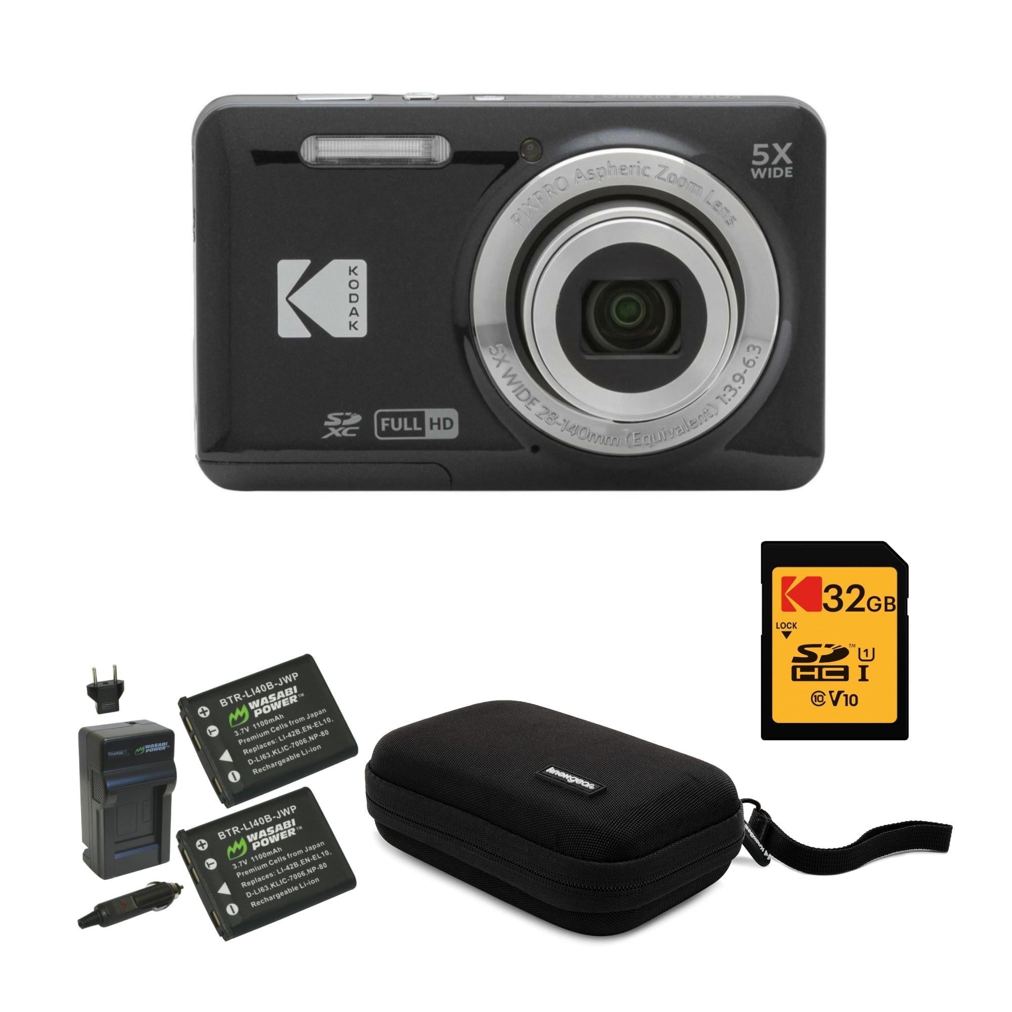 Kodak PIXPRO FZ55 Digital Camera, 5x Optical Zoom, 1080p HD Video