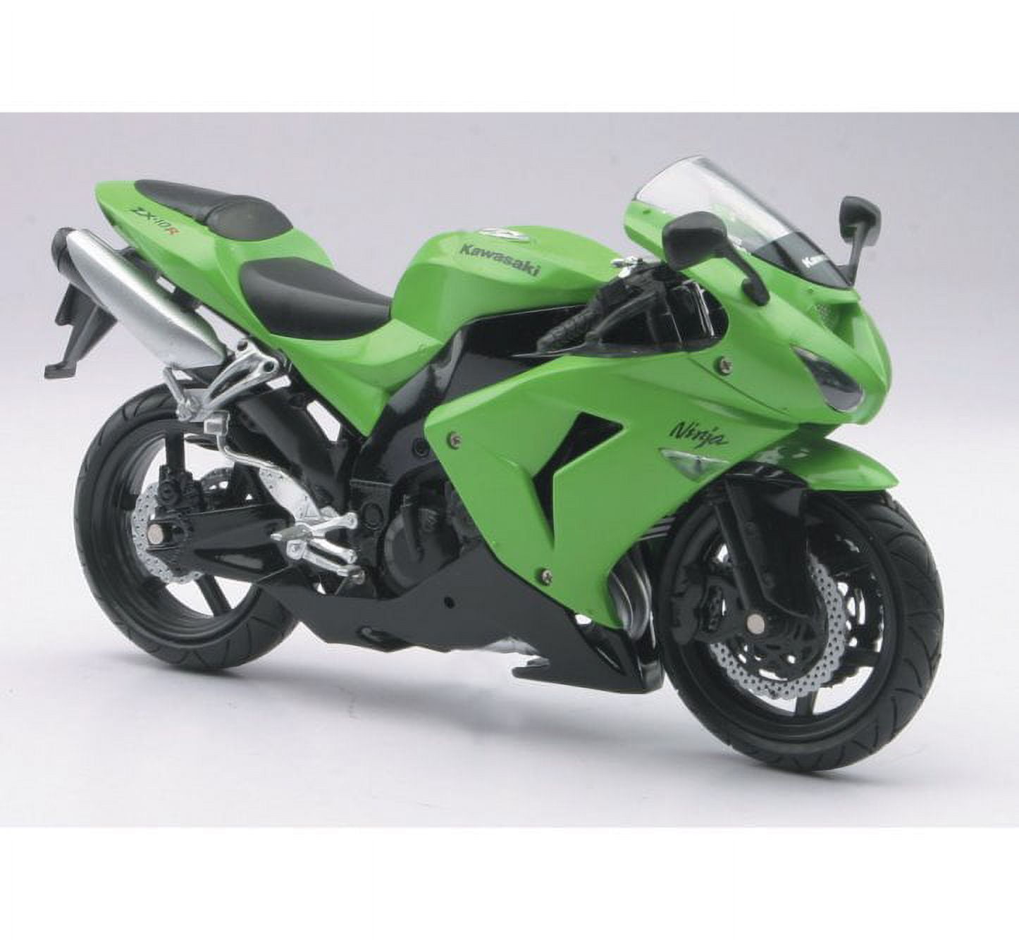 Kawasaki ZX-10R, Green - New Ray 42443A - 1/12 scale Model Toy