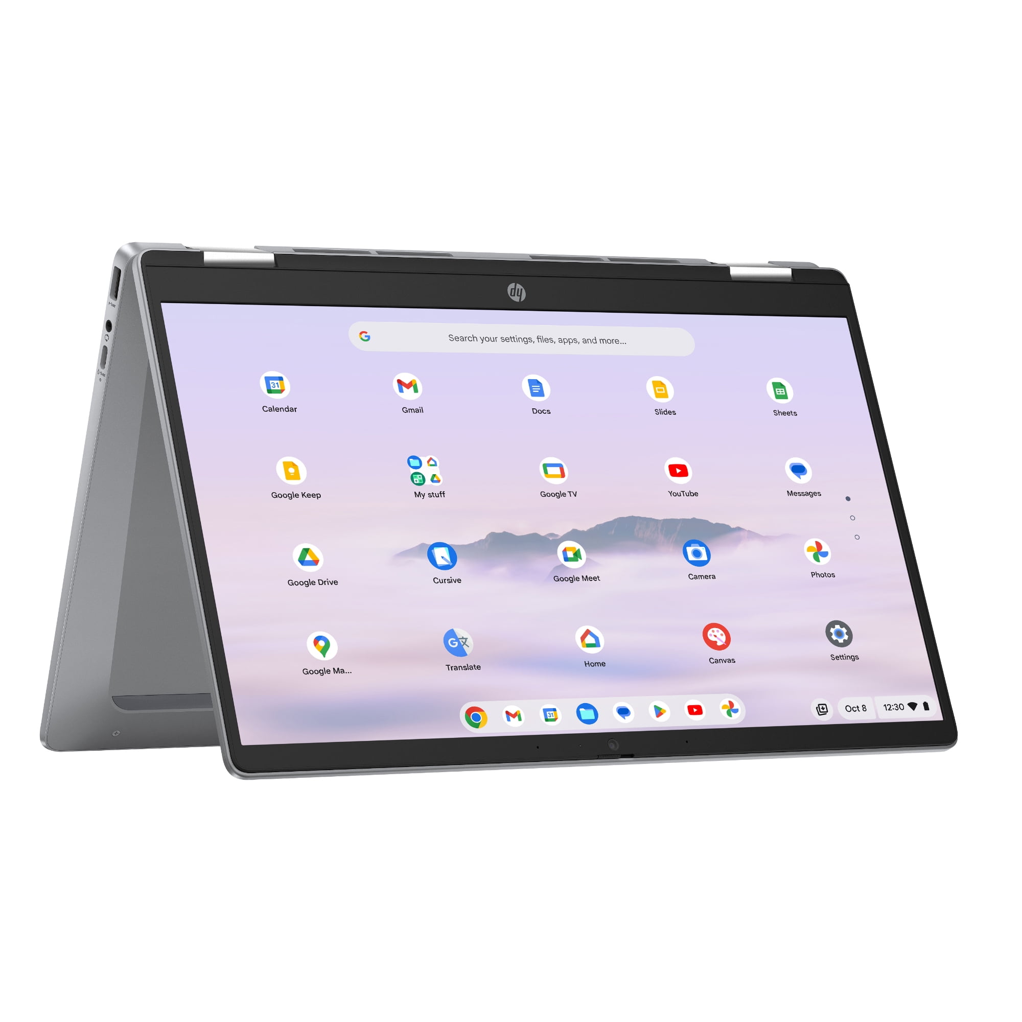HP 14 inch x360 FHD Touch Chromebook Plus Laptop with Google AI