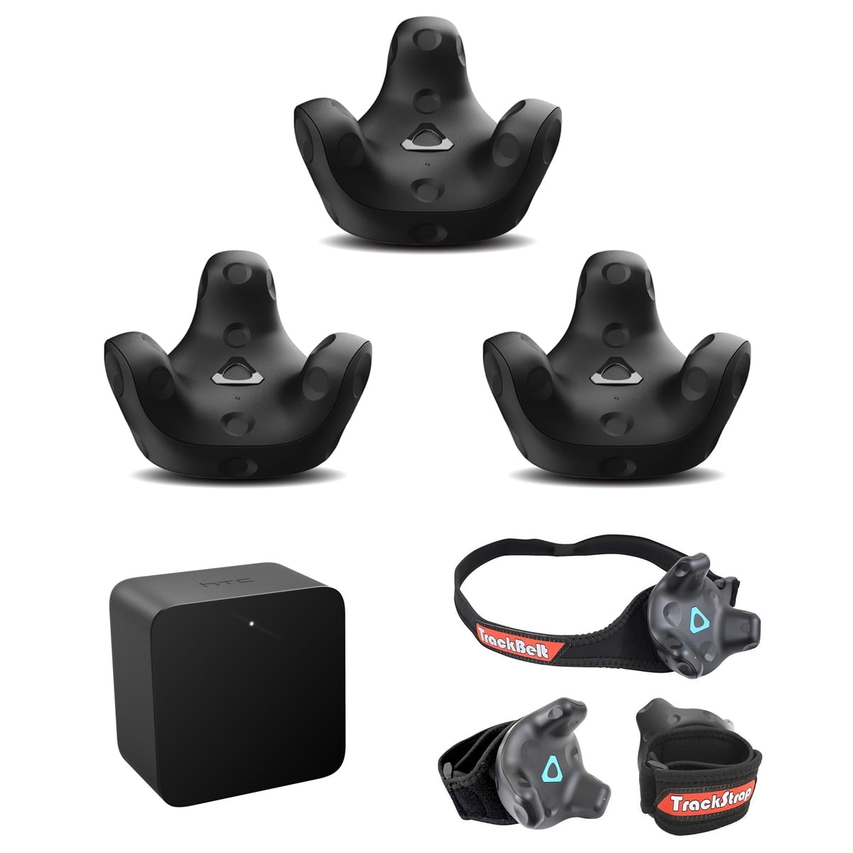 HTC 3 Pack VR VIVE Tracker (3.0) Bundle with Rebuff Reality