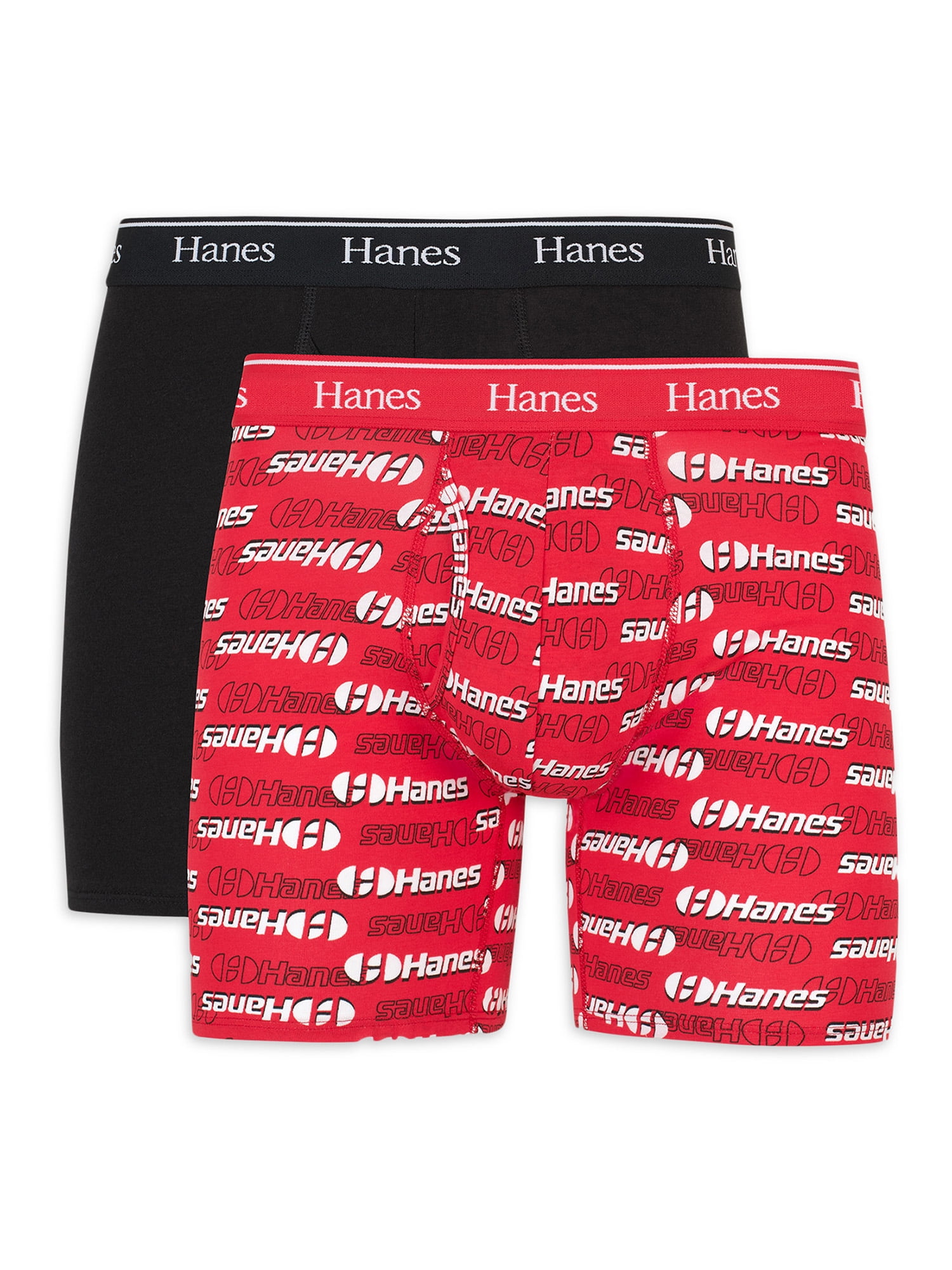 Hanes Originals Men's Boxer Briefs, 2-Pack, Sizes S-3XL - Walmart