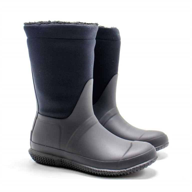 Hunter Women's Original Insulated Roll Top Sherpa Boots, Black,10