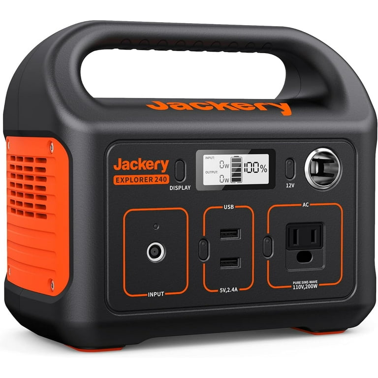Jackery Portable Power Station Explorer 240, 240Wh Backup Lithium