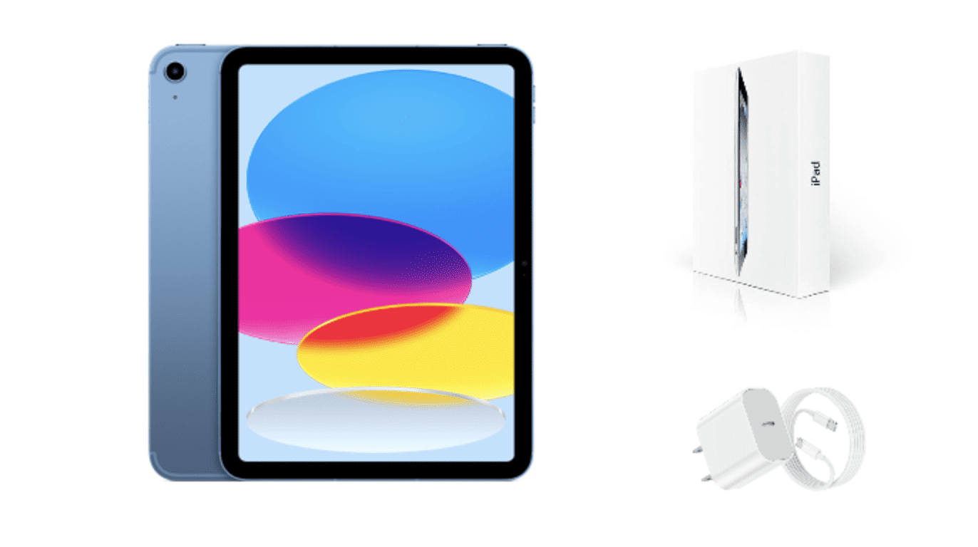 Apple iPad 10th Gen A2696 WiFi 64GB Blue Refurbished A+ Grade