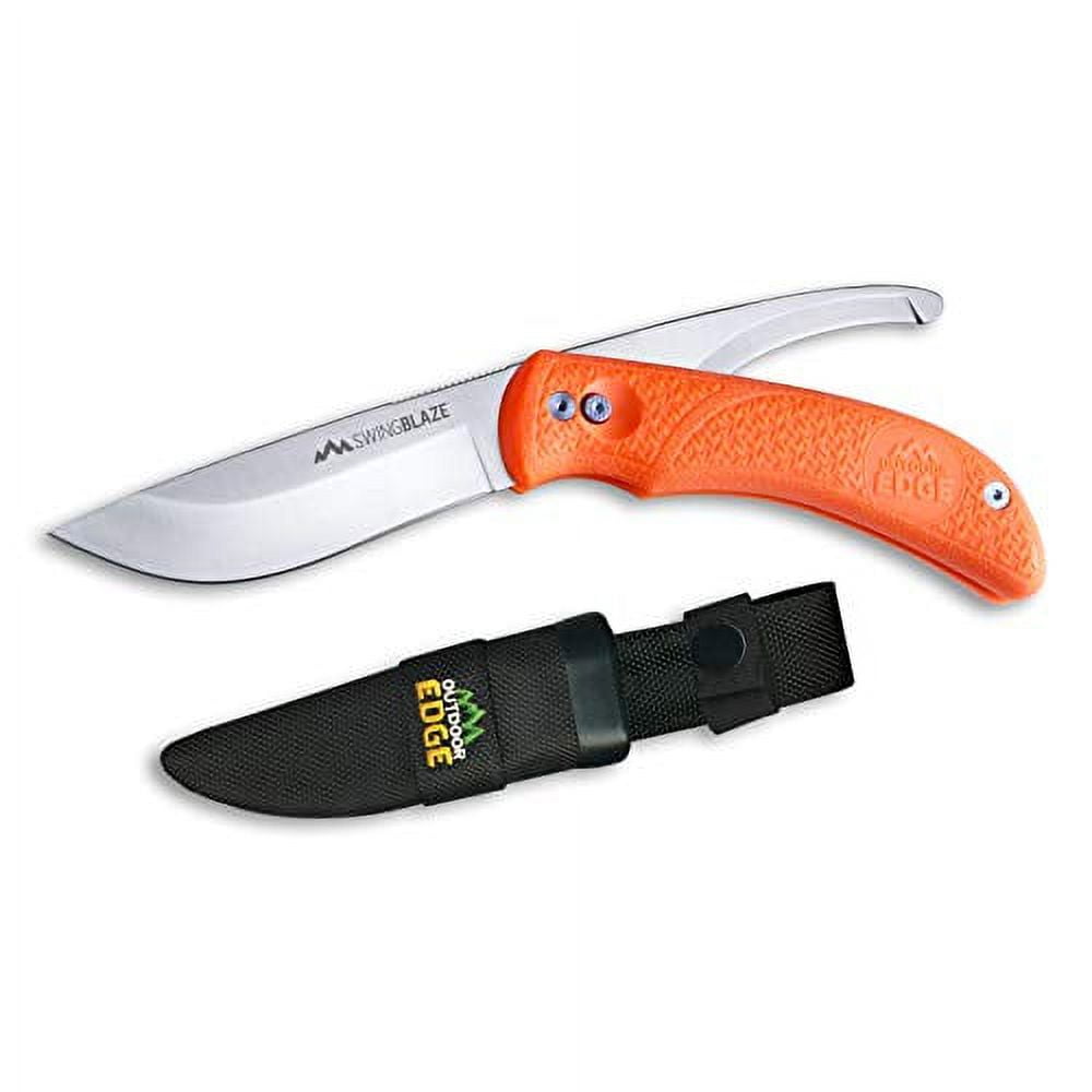 Outdoor Edge Swingblaze Double Blade Hunting Knife with Rotating