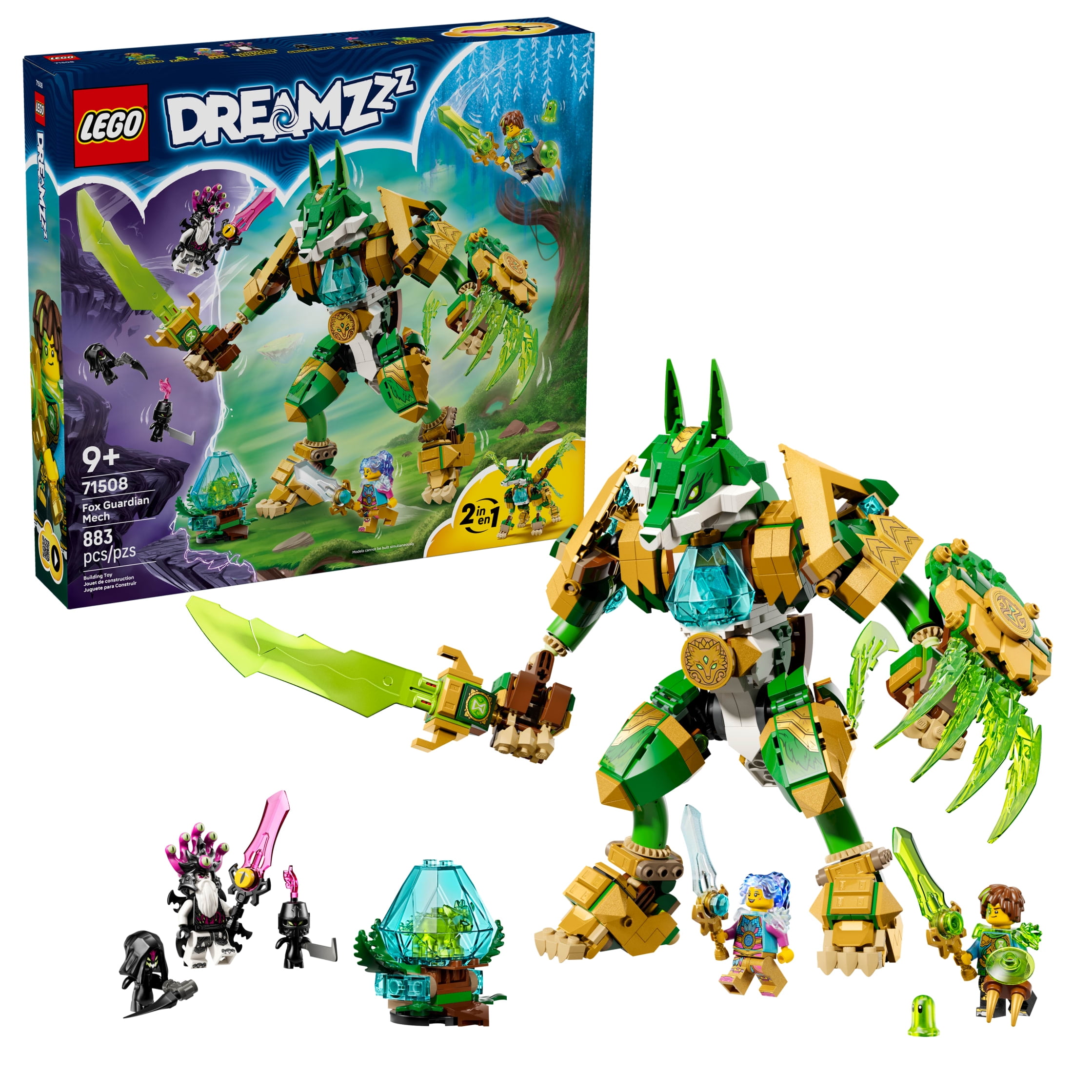 LEGO DREAMZzz Fox Guardian Mech Building Toy for Boys & Girls
