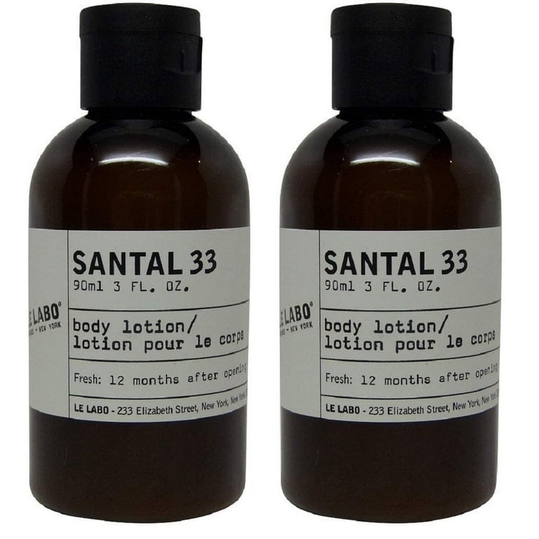Le Labo Santal 33 Body Lotion, Exotic Scented Moisturizer, Lot of