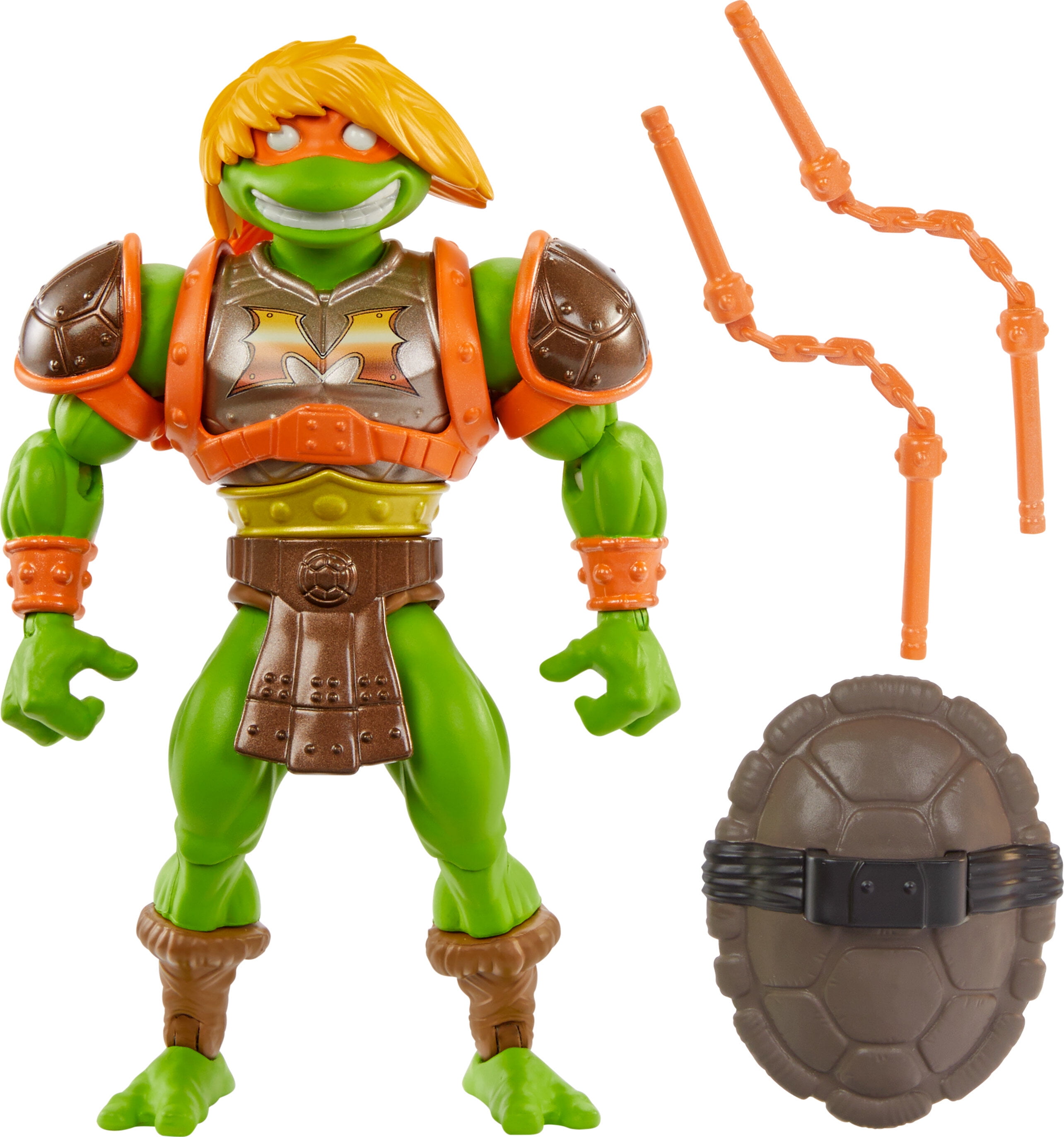 MOTU Origins Michelangelo Action Figure Toy, TMNT Masters of the