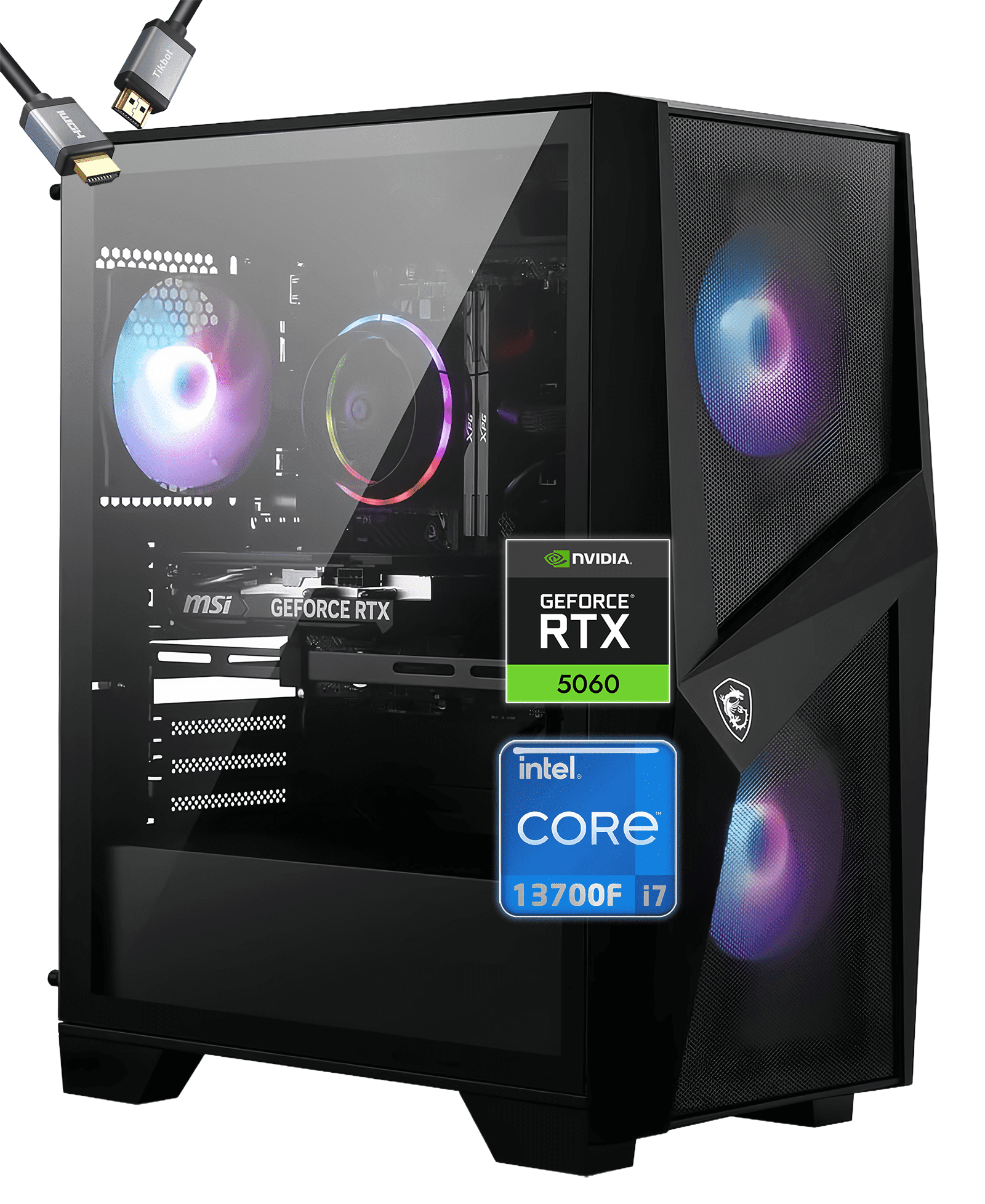 MSI Codex R2 Gaming Desktop PC -Intel Core i7-13700F- GeForce RTX