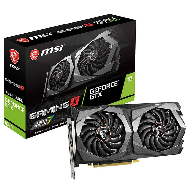 Free Shipping! MSI GeForce GTX 1650 Gaming X 4GB Graphics Card